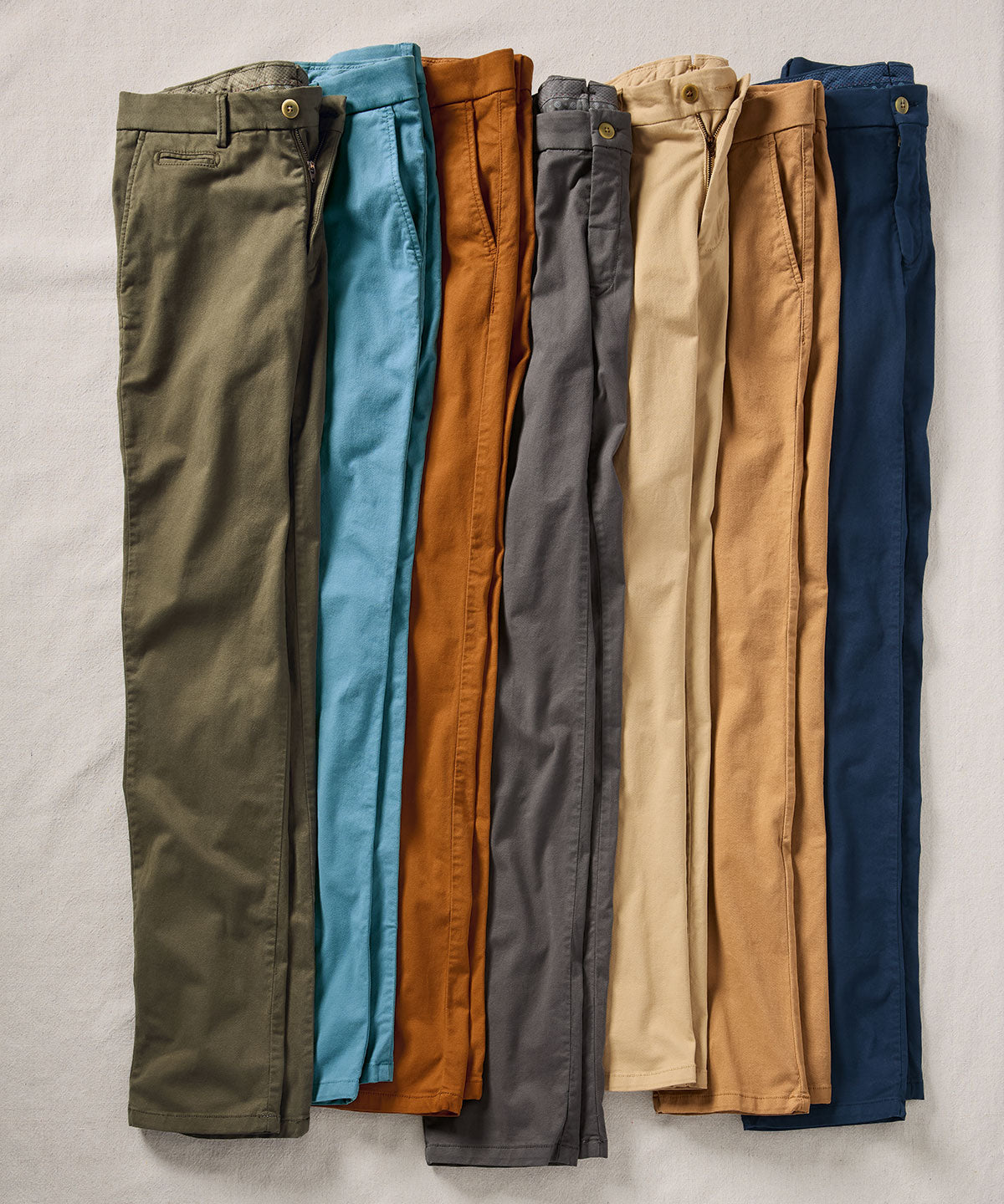 Diamond Dobby Weave Pima Cotton Chino in Choice of Colors (Atwater Modern Fit) by Ballin