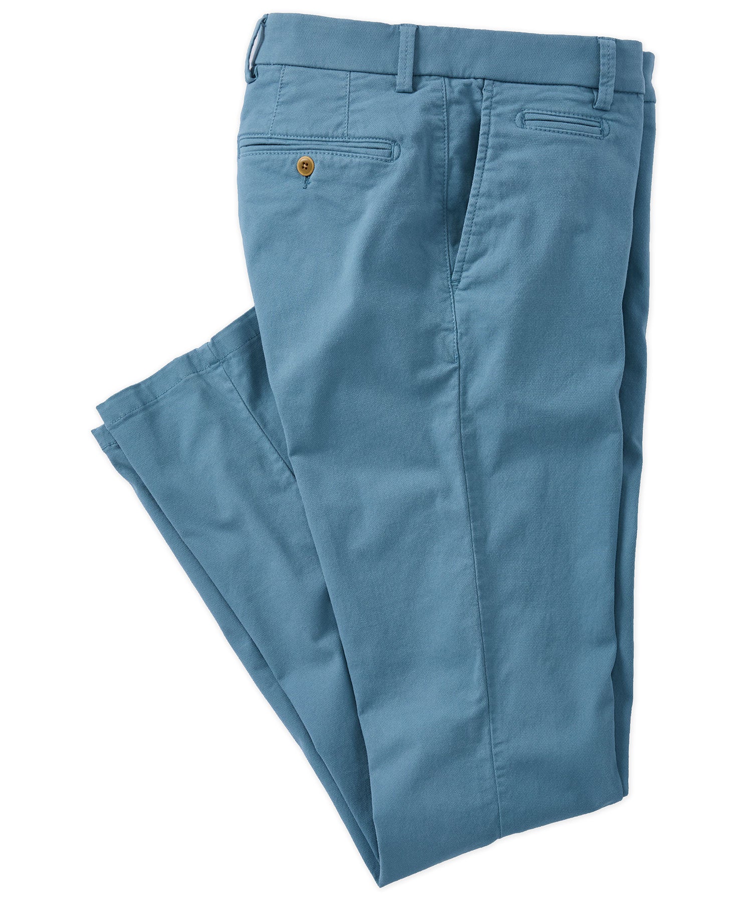 Diamond Dobby Weave Pima Cotton Chino in Choice of Colors (Atwater Modern Fit) by Ballin