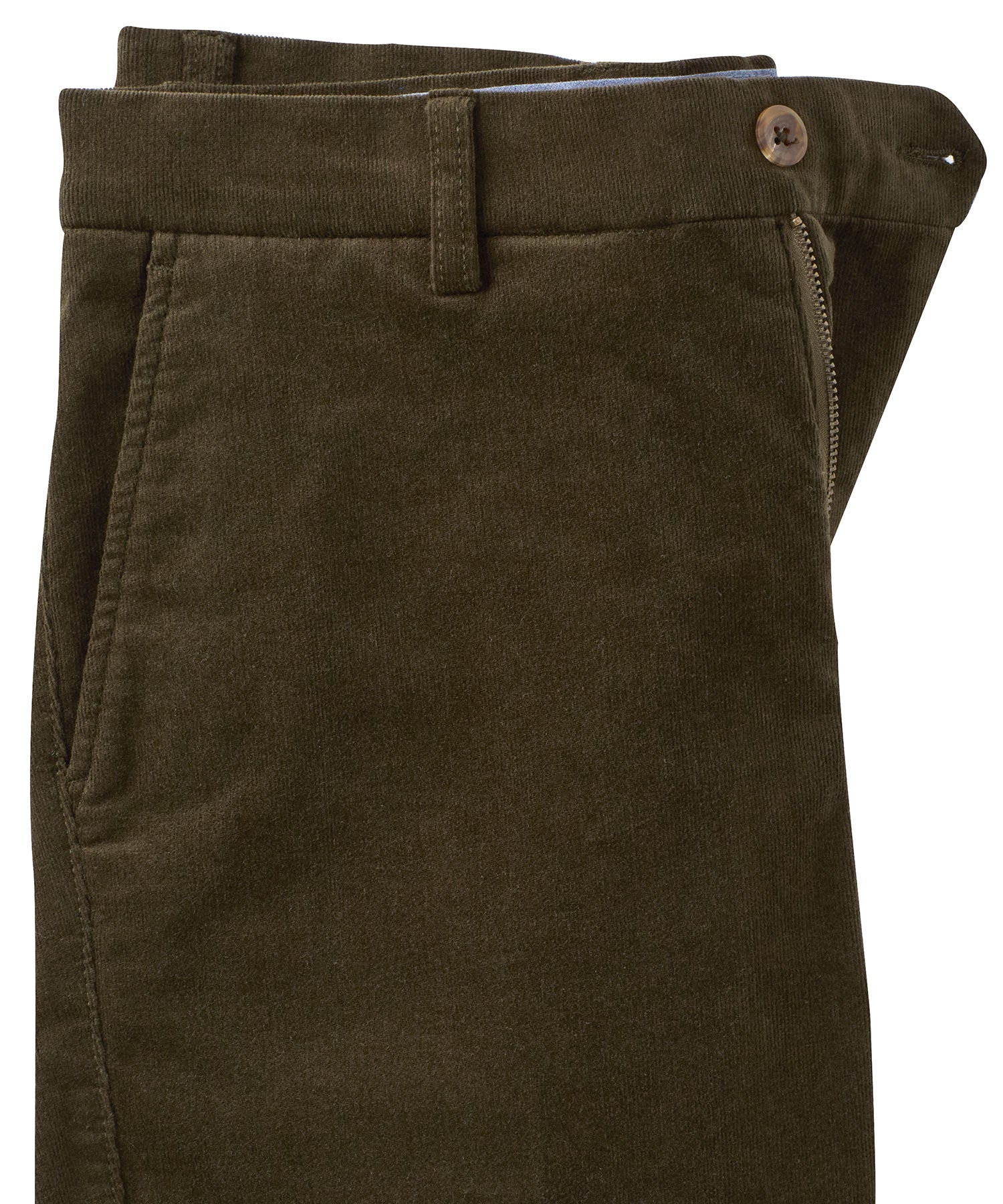 Ultra-Fine 21 Wale Corduroy Pants in Loden, Size 34x32 (Atwater Modern Fit) by Ballin