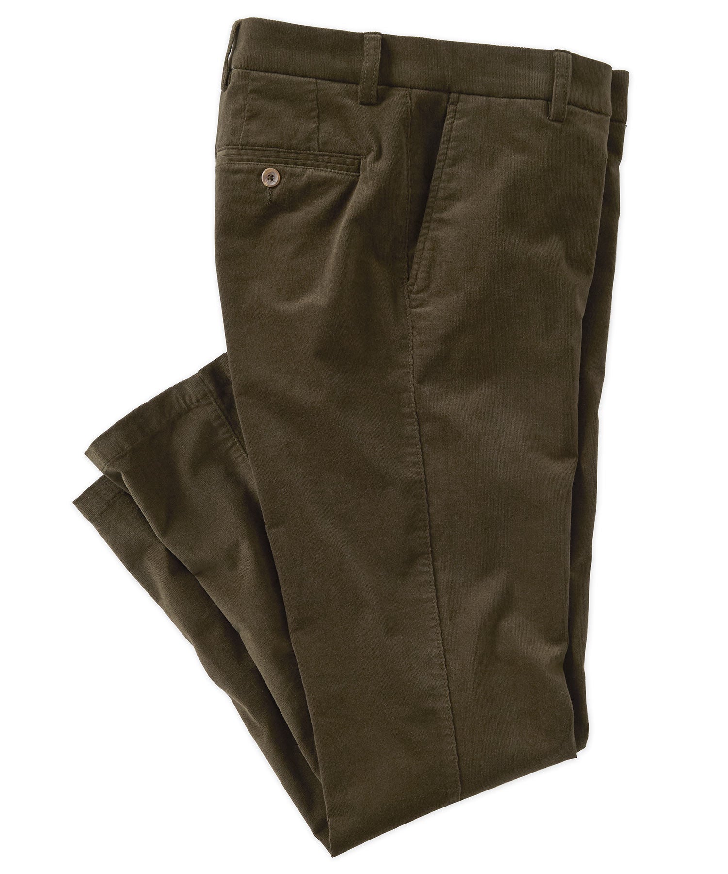 Ultra-Fine 21 Wale Corduroy Pants in Loden, Size 34x32 (Atwater Modern Fit) by Ballin