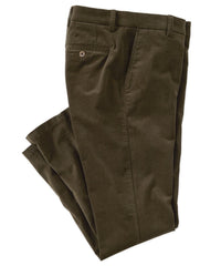 Ultra-Fine 21 Wale Corduroy Pants in Loden, Size 34x32 (Atwater Modern Fit) by Ballin