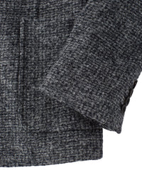 Soft Knit Wool-Blend Blazer in Charcoal by Borgo28