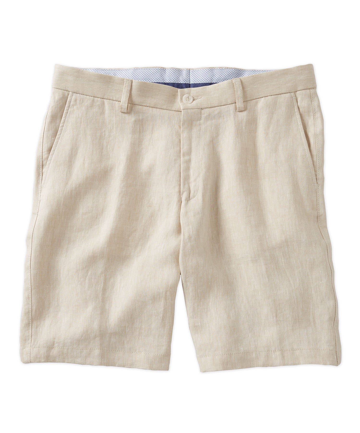 Italian Linen Chambray Twill Shorts in Choice of Colors (Drummond Traditional Fit) by Ballin
