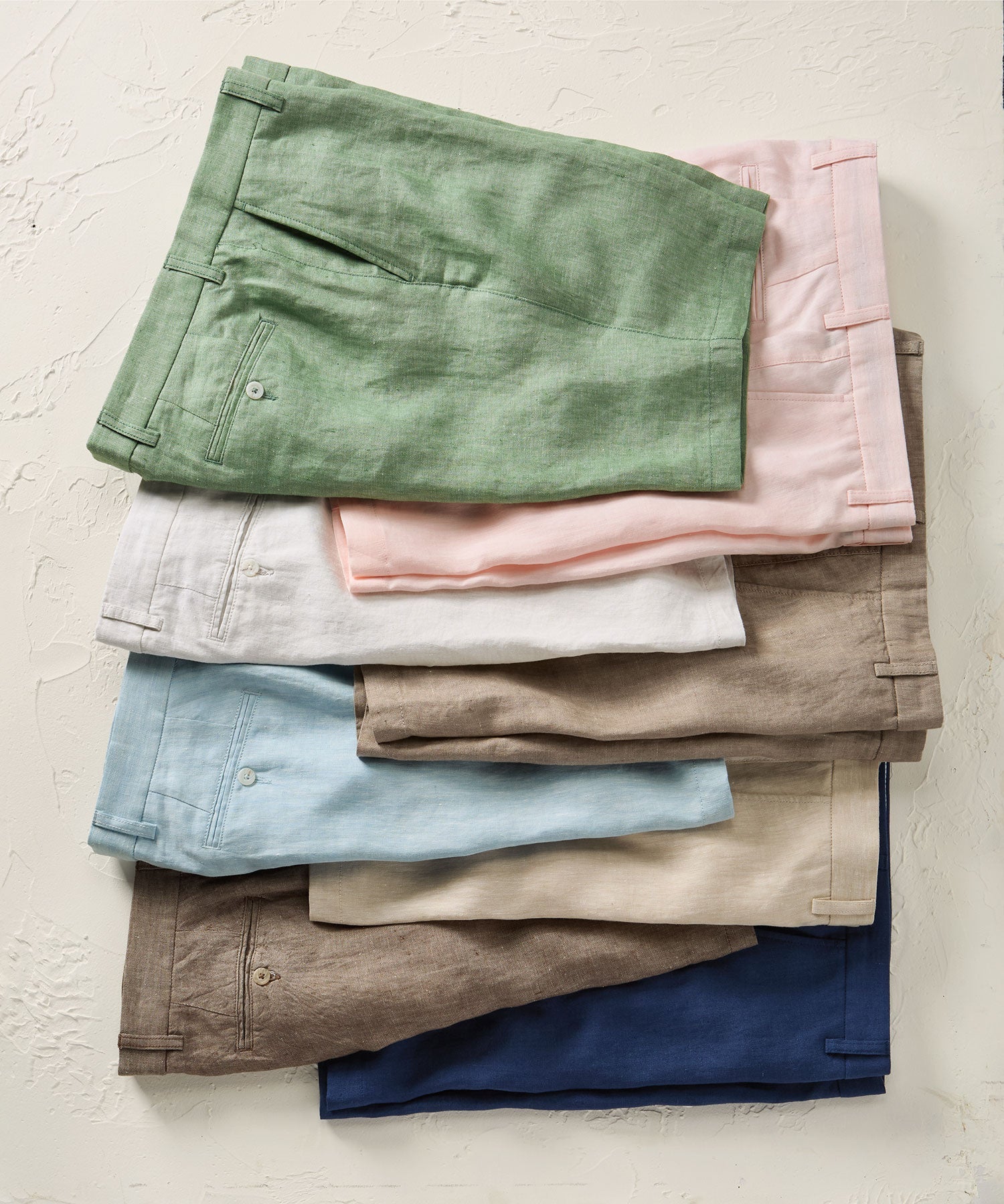 Italian Linen Chambray Twill Shorts in Choice of Colors (Drummond Traditional Fit) by Ballin