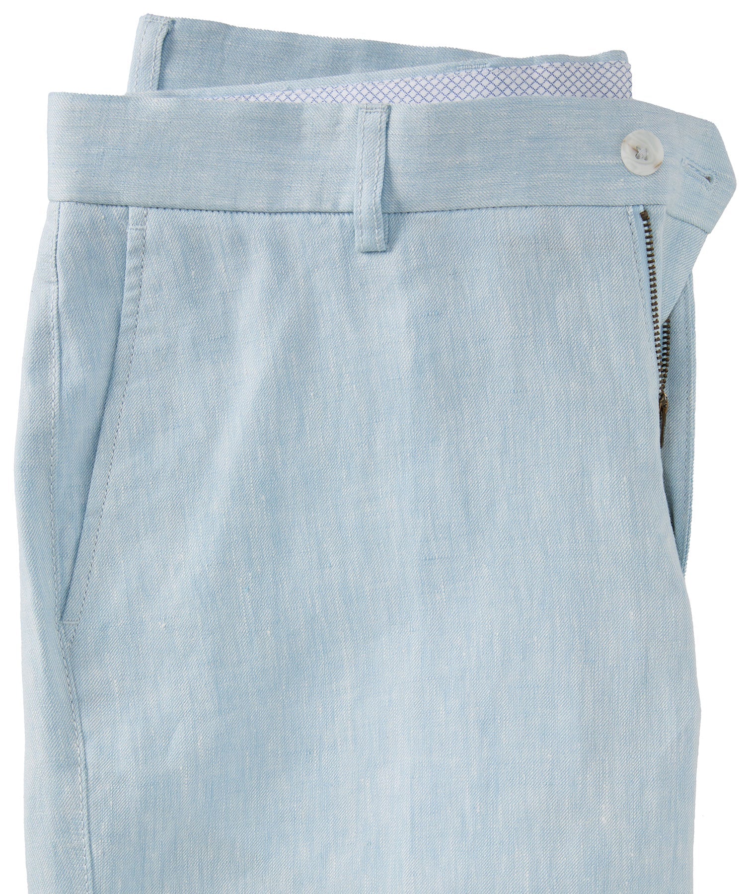 Italian Linen Chambray Twill Shorts in Choice of Colors (Drummond Traditional Fit) by Ballin