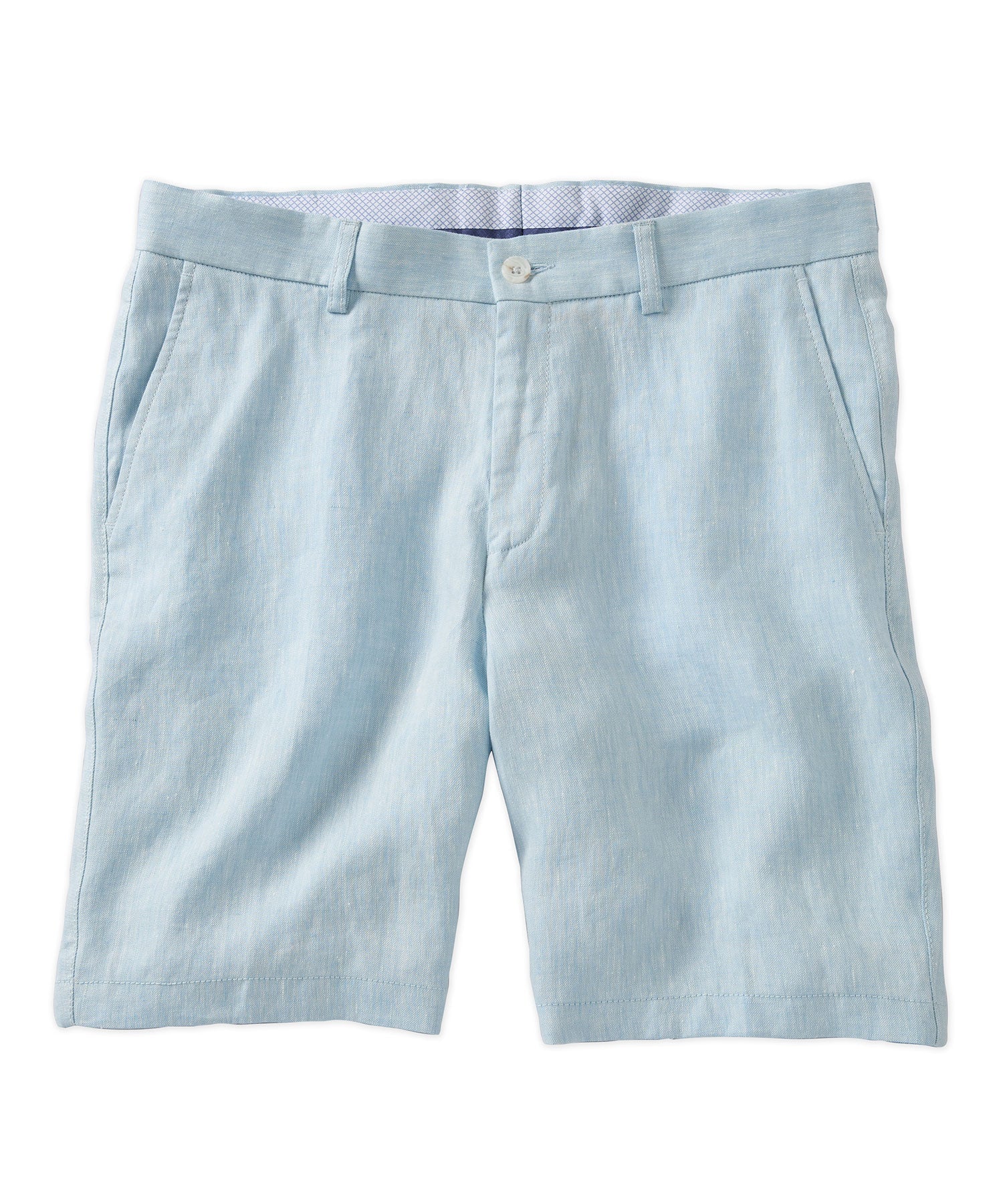 Italian Linen Chambray Twill Shorts in Choice of Colors (Drummond Traditional Fit) by Ballin