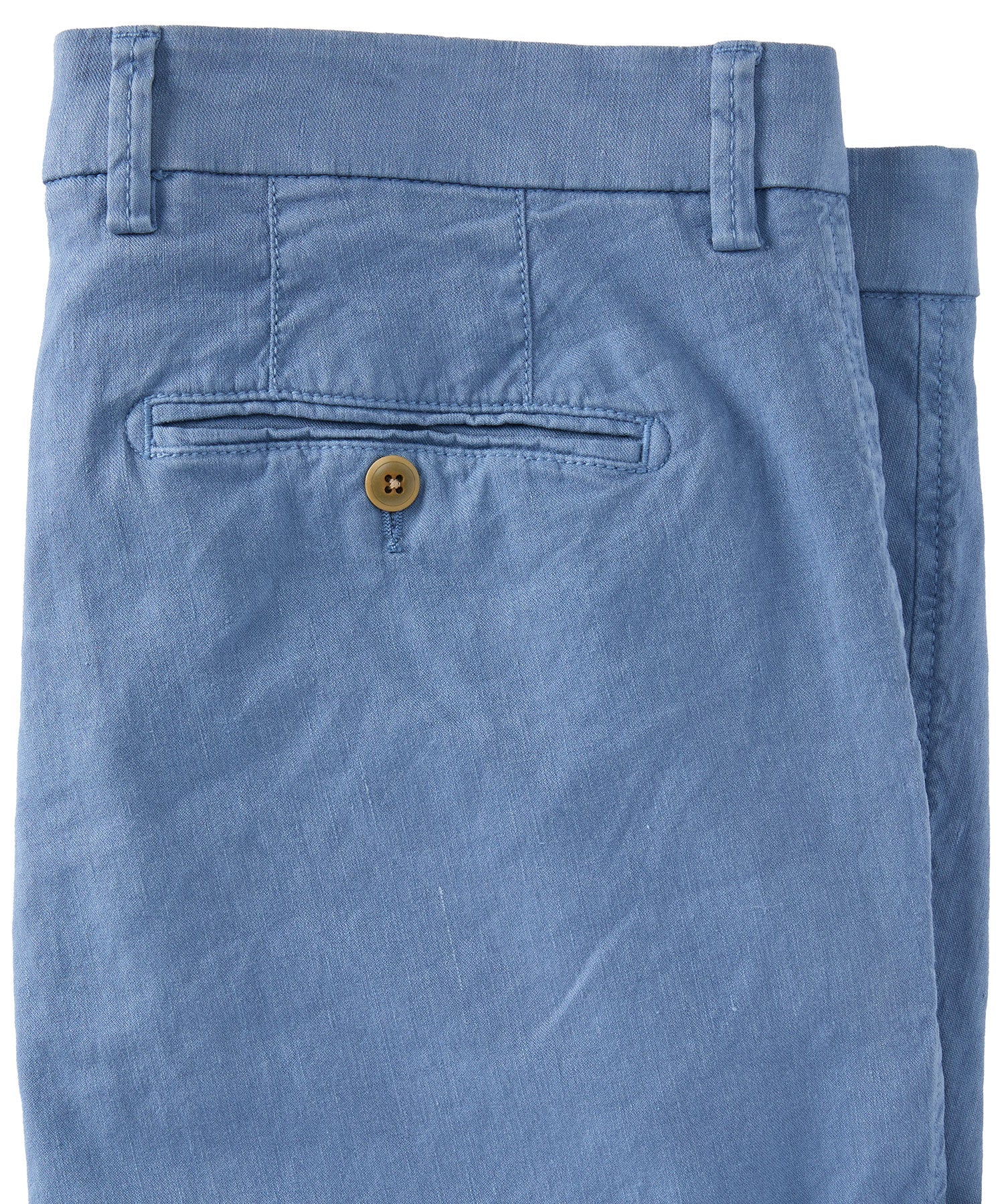 Linen and Cotton Stretch Garment Dyed Shorts in Choice of Colors (Drummond Traditional Fit) by Ballin