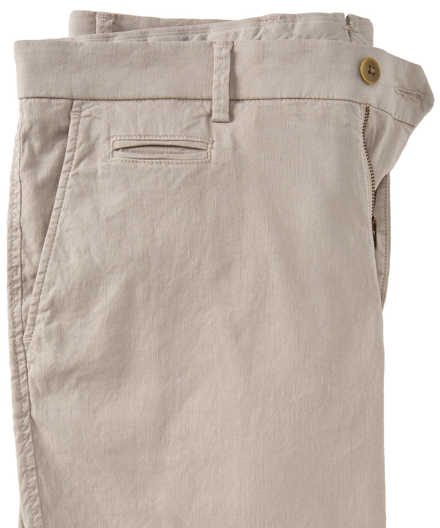 Linen and Cotton Stretch Garment Dyed Shorts in Choice of Colors (Drummond Traditional Fit) by Ballin