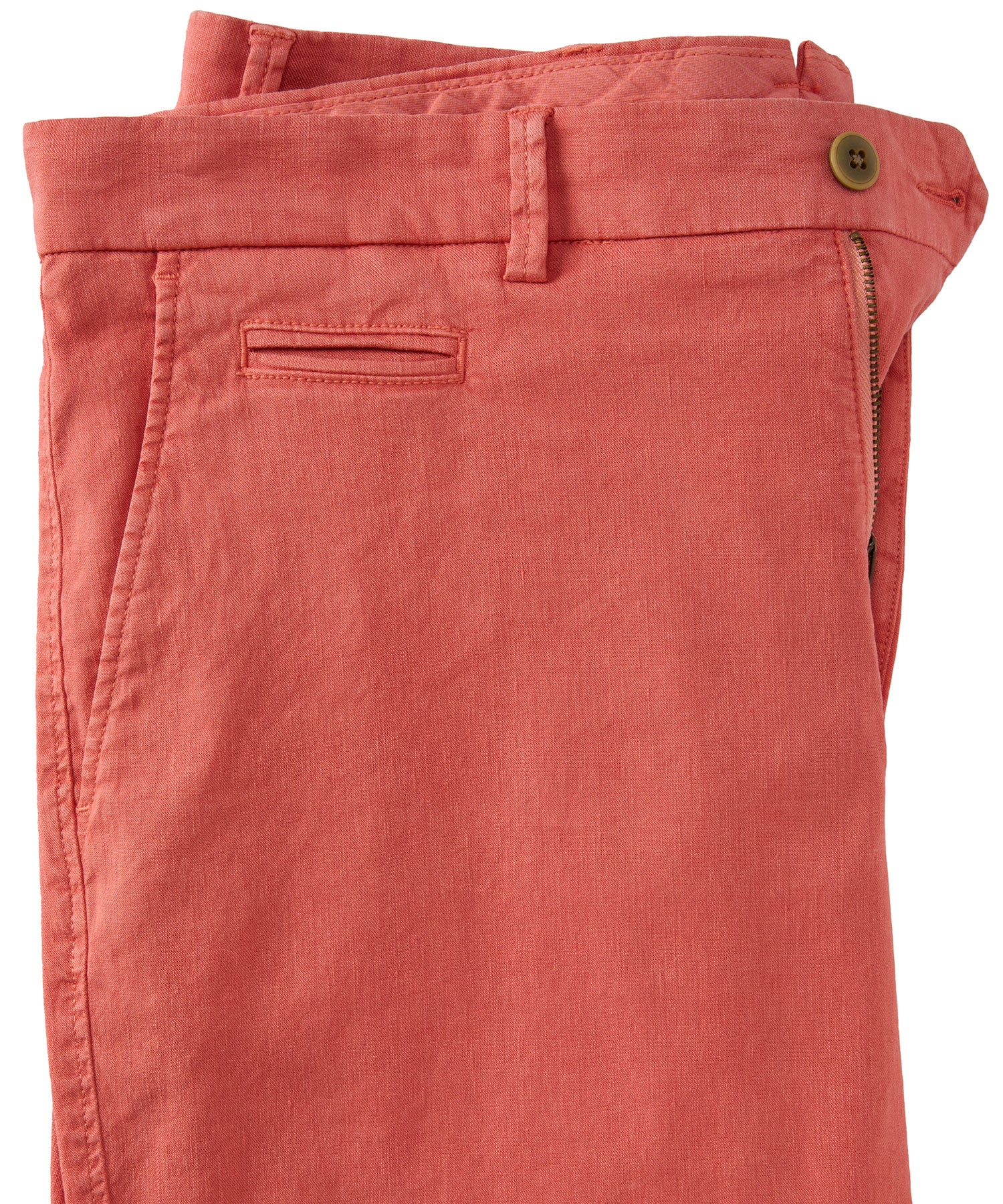 Linen and Cotton Stretch Garment Dyed Shorts in Choice of Colors (Drummond Traditional Fit) by Ballin