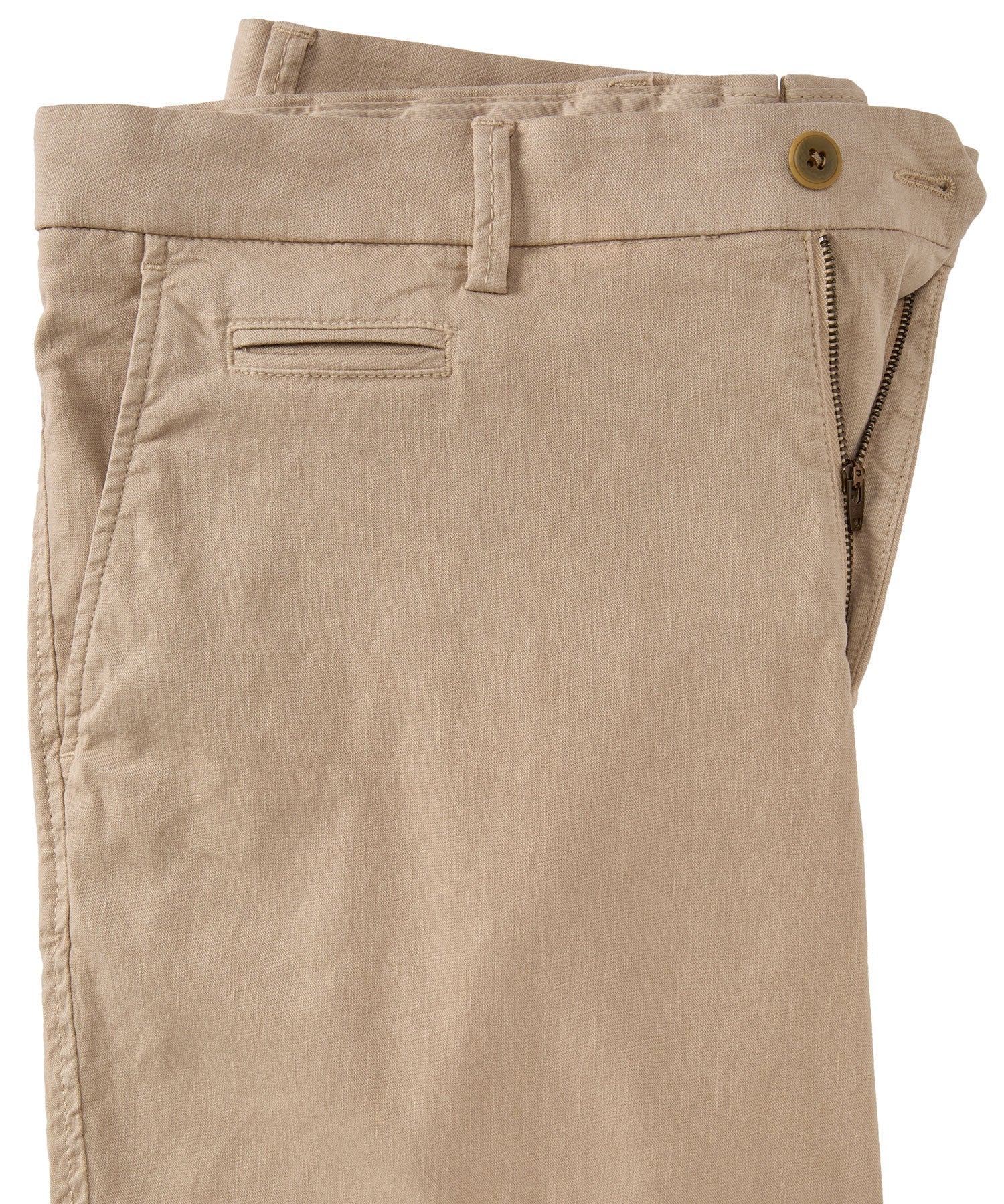Linen and Cotton Stretch Garment Dyed Shorts in Choice of Colors (Drummond Traditional Fit) by Ballin