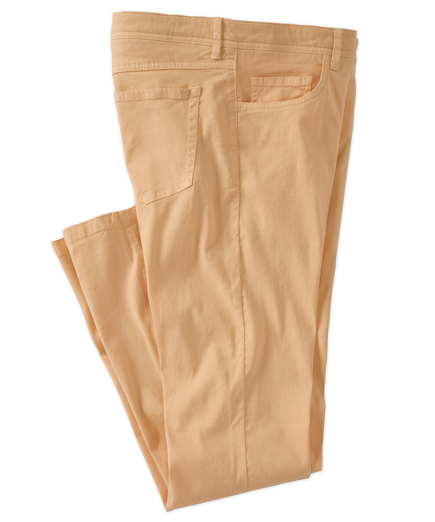 Linen/Cotton Stretch 5-Pocket Pants in Choice of Colors (Crescent Modern Fit) by Ballin