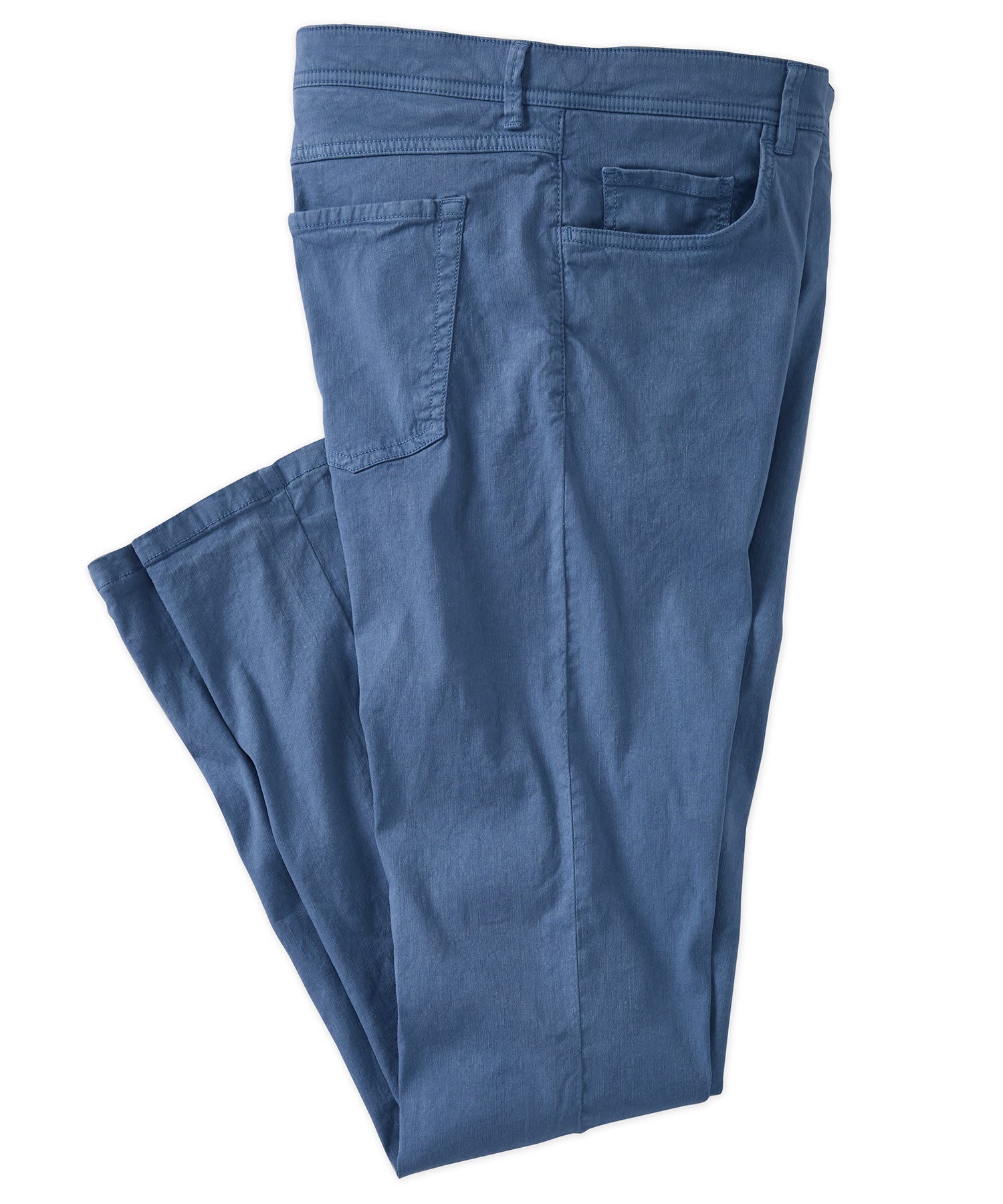 Linen/Cotton Stretch 5-Pocket Pants in Choice of Colors (Crescent Modern Fit) by Ballin