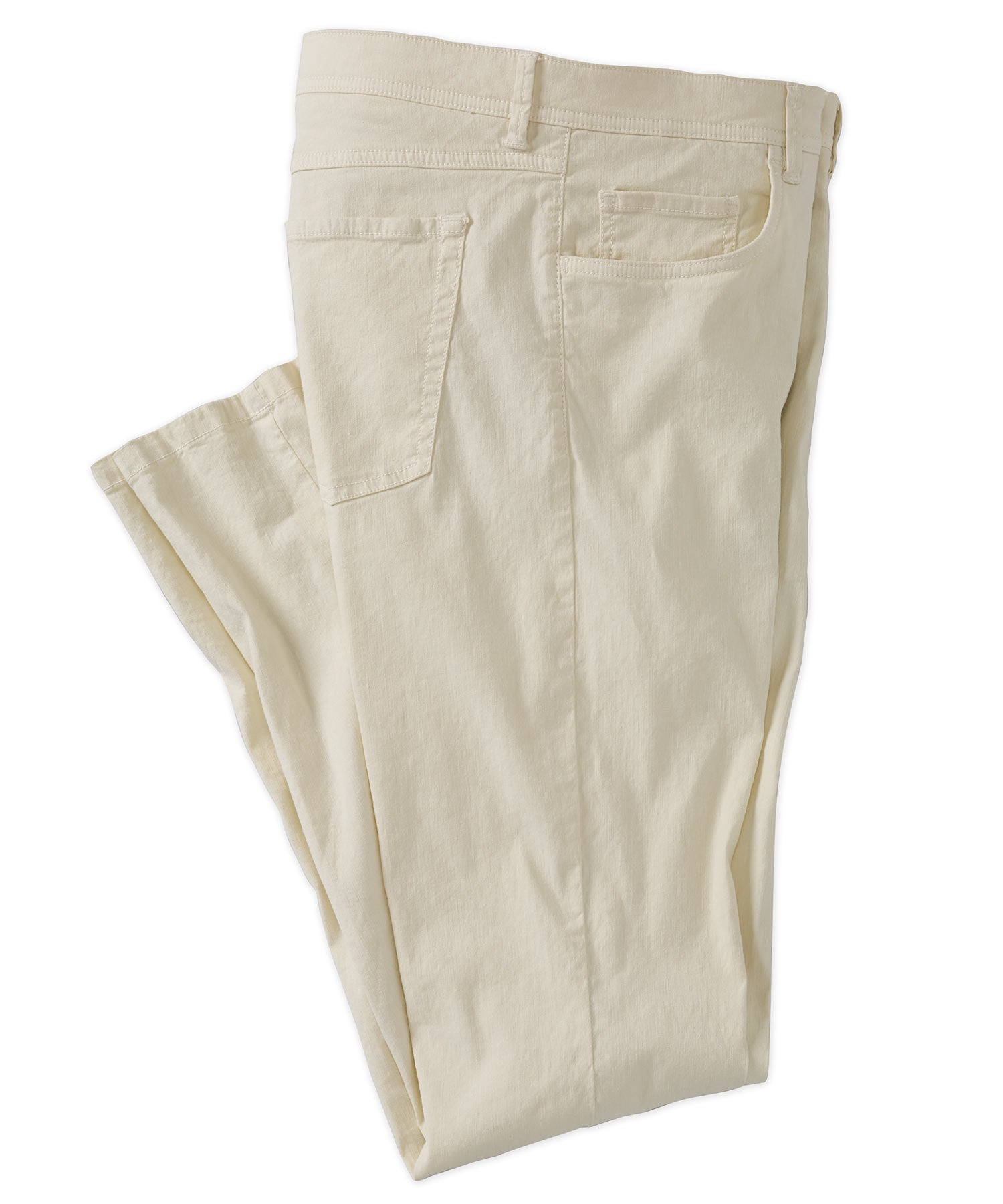 Linen/Cotton Stretch 5-Pocket Pants in Choice of Colors (Crescent Modern Fit) by Ballin