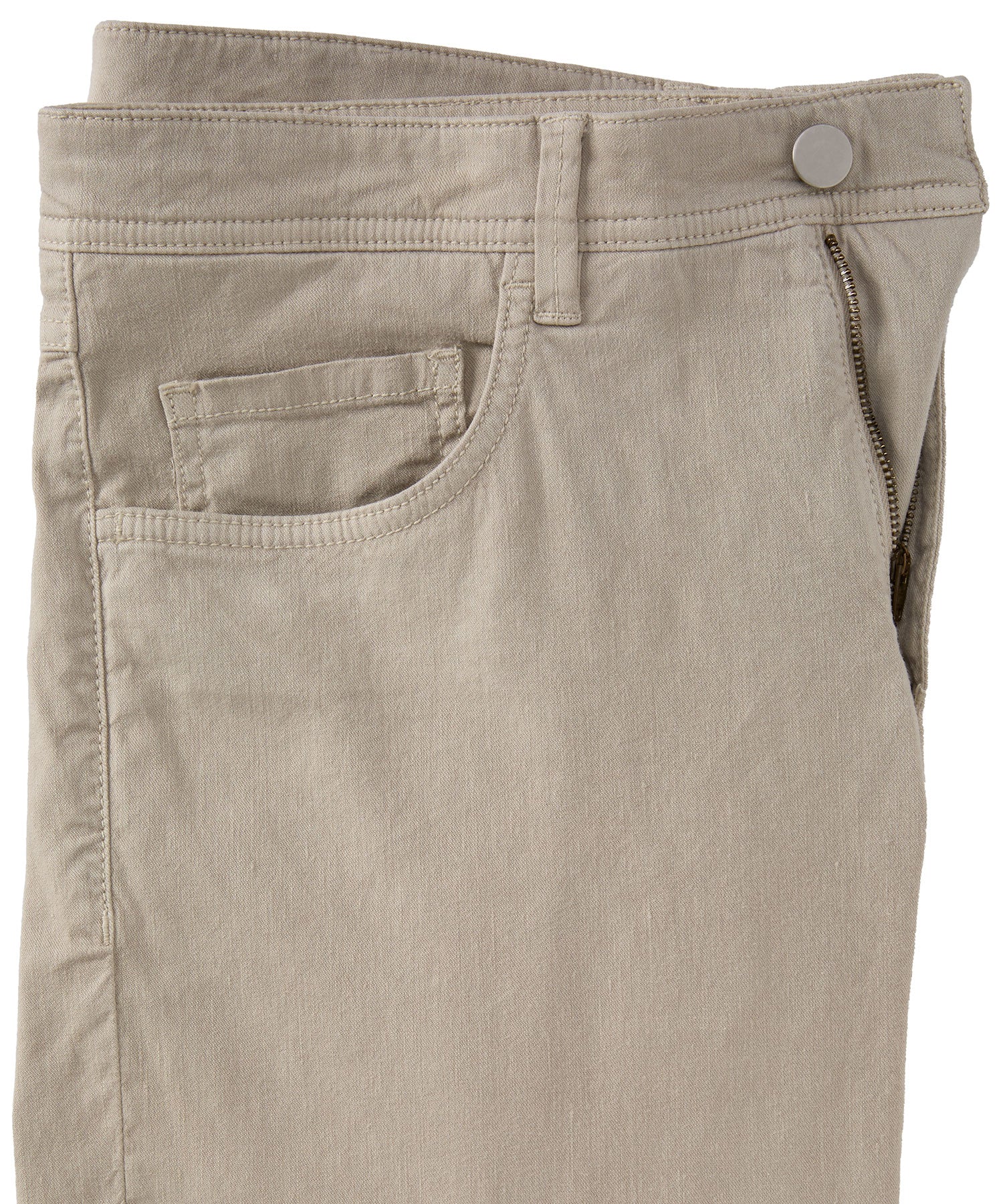 Linen/Cotton Stretch 5-Pocket Pants in Choice of Colors (Crescent Modern Fit) by Ballin