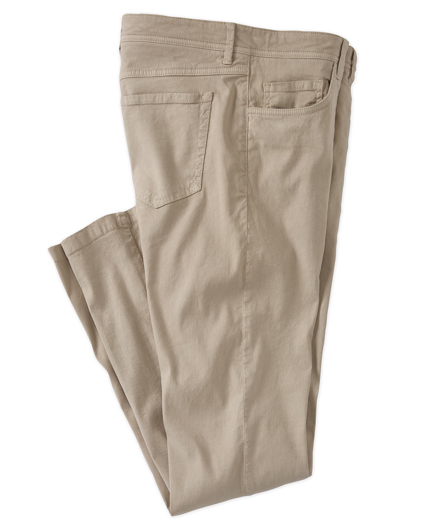Linen/Cotton Stretch 5-Pocket Pants in Choice of Colors (Crescent Modern Fit) by Ballin
