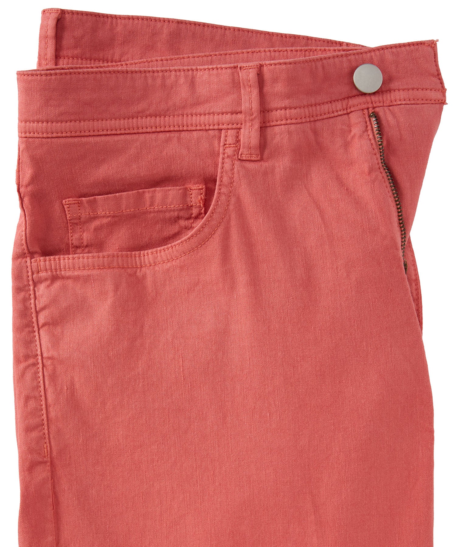 Linen/Cotton Stretch 5-Pocket Pants in Choice of Colors (Crescent Modern Fit) by Ballin