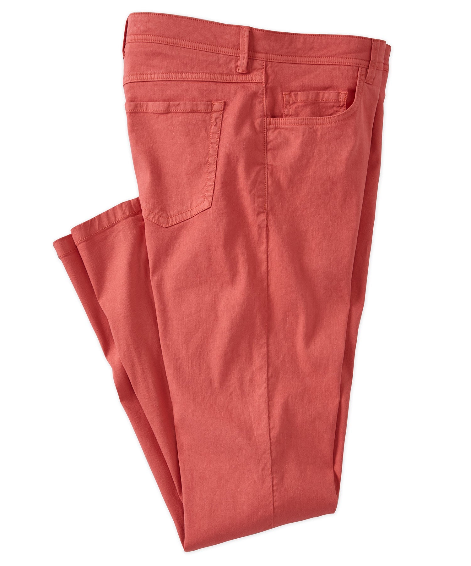 Linen/Cotton Stretch 5-Pocket Pants in Choice of Colors (Crescent Modern Fit) by Ballin