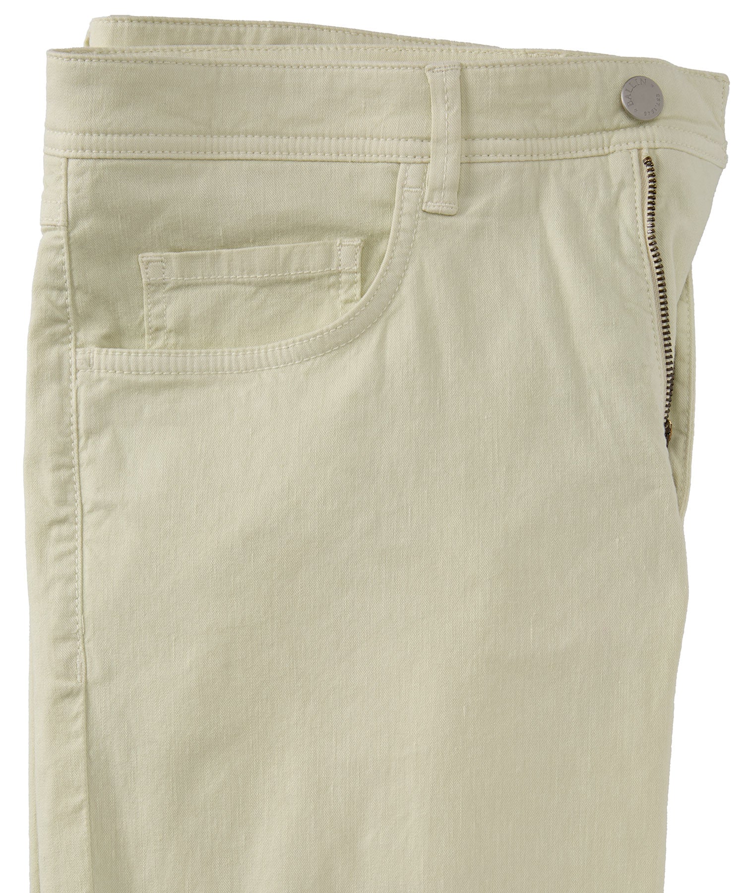 Linen/Cotton Stretch 5-Pocket Pants in Choice of Colors (Crescent Modern Fit) by Ballin