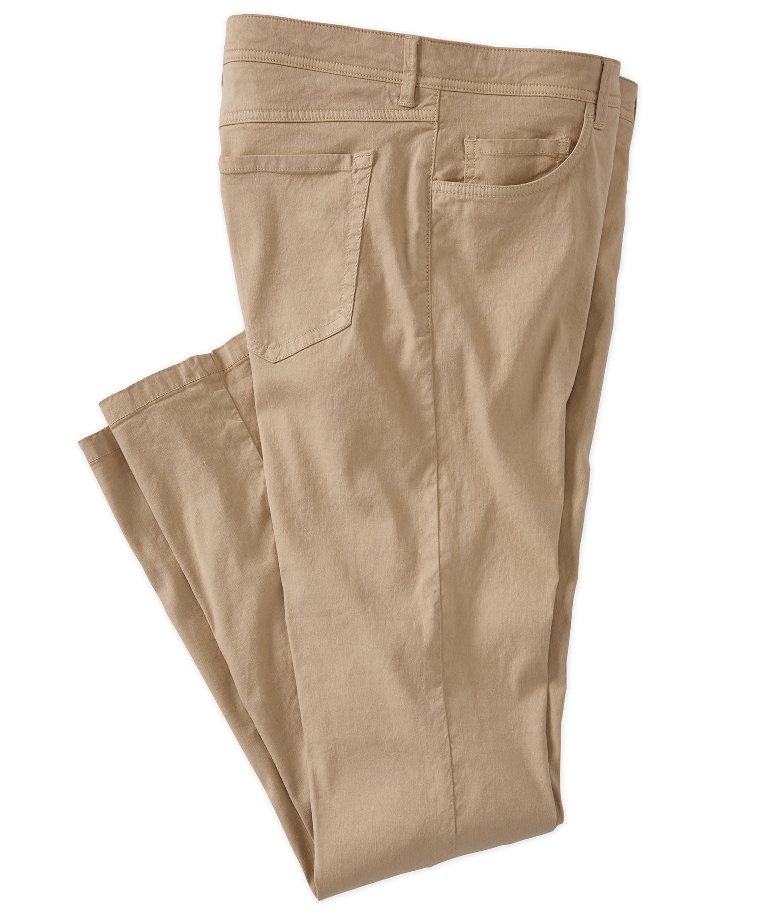 Linen/Cotton Stretch 5-Pocket Pants in Choice of Colors (Crescent Modern Fit) by Ballin