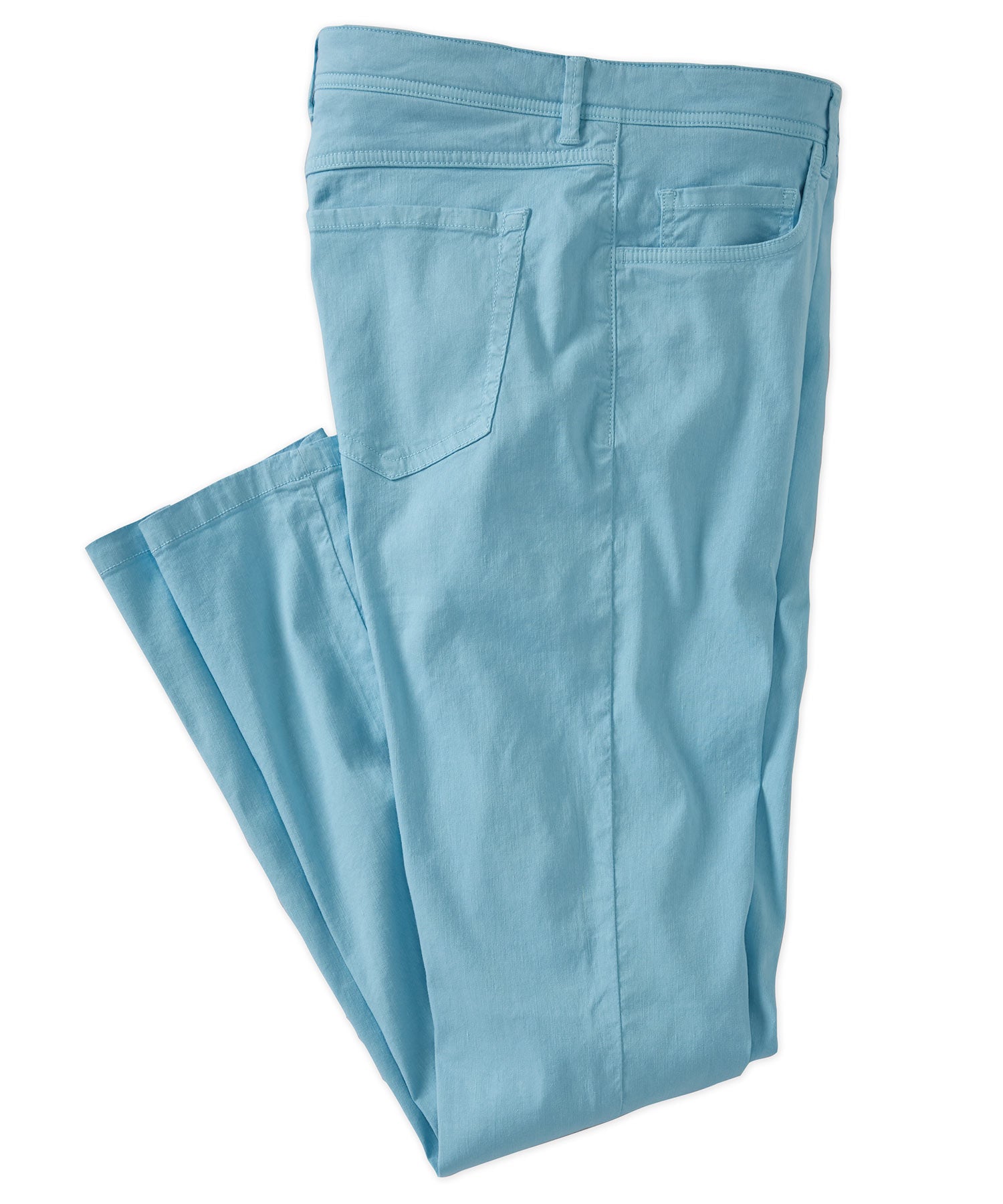Linen/Cotton Stretch 5-Pocket Pants in Choice of Colors (Crescent Modern Fit) by Ballin