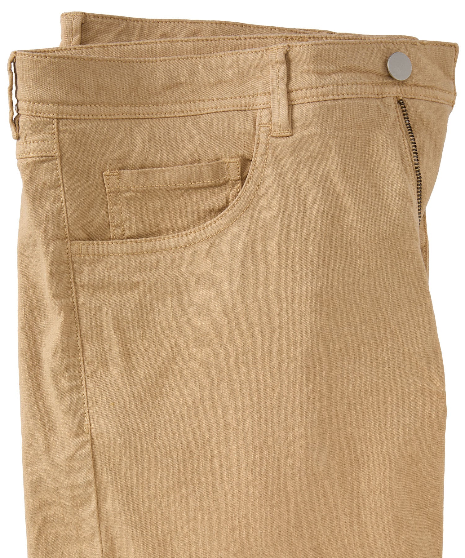 Linen/Cotton Stretch 5-Pocket Pants in Choice of Colors (Crescent Modern Fit) by Ballin