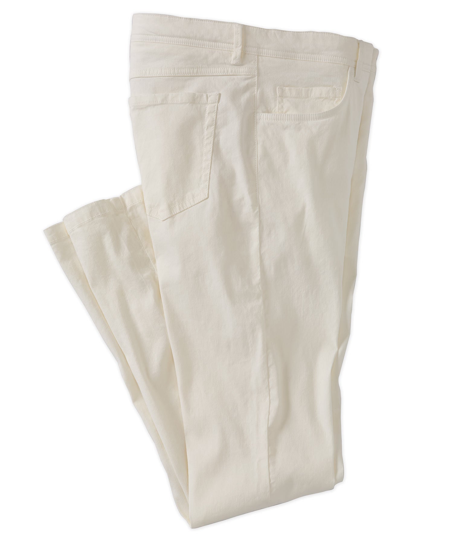 Linen/Cotton Stretch 5-Pocket Pants in Choice of Colors (Crescent Modern Fit) by Ballin