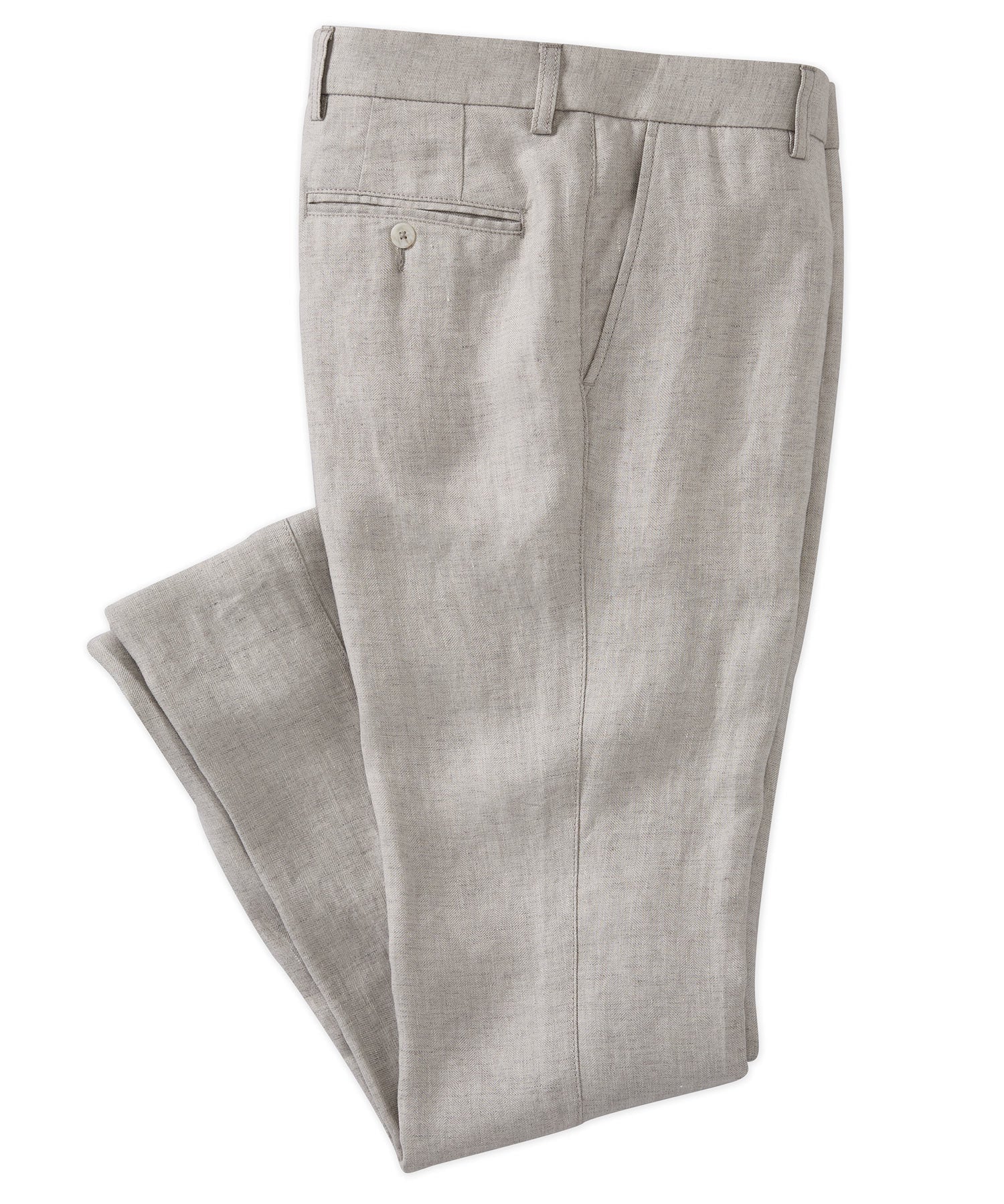 Délavé Linen Herringbone Pants in Choice of Colors (Mansfield Relaxed Fit) by Ballin