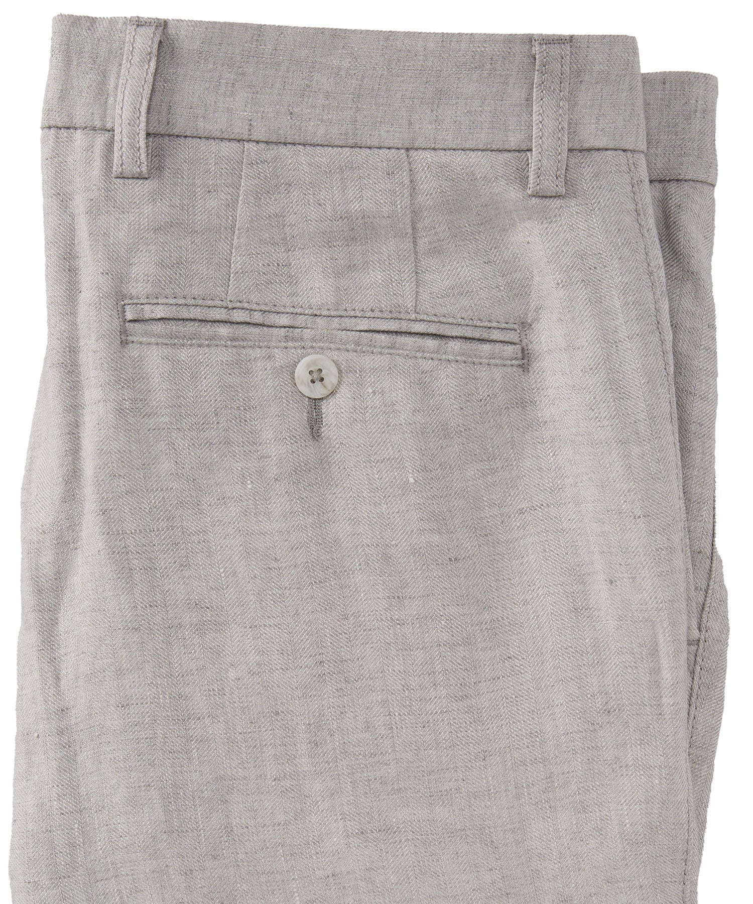 Délavé Linen Herringbone Pants in Choice of Colors (Mansfield Relaxed Fit) by Ballin