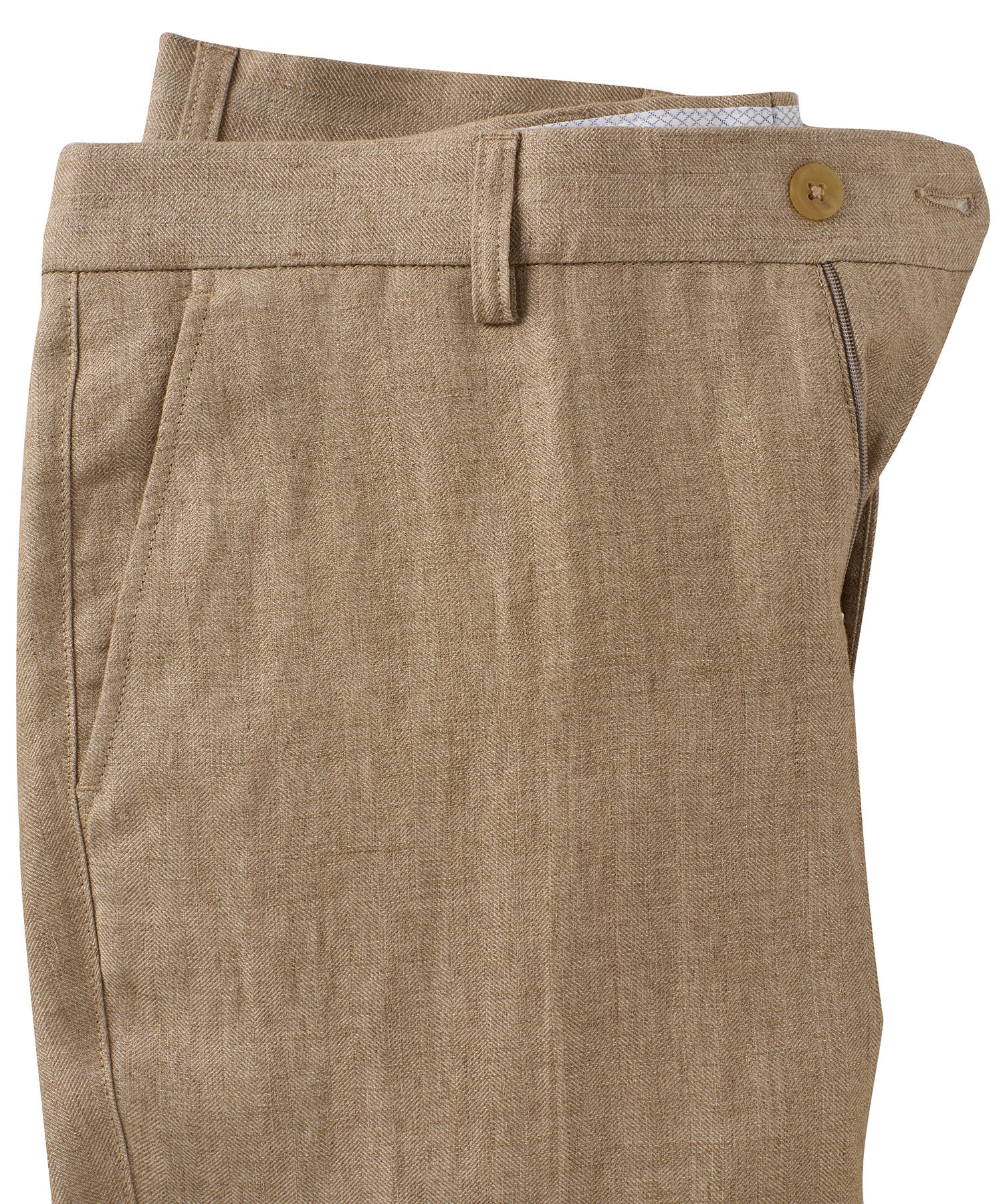 Délavé Linen Herringbone Pants in Choice of Colors (Atwater Modern Fit) by Ballin