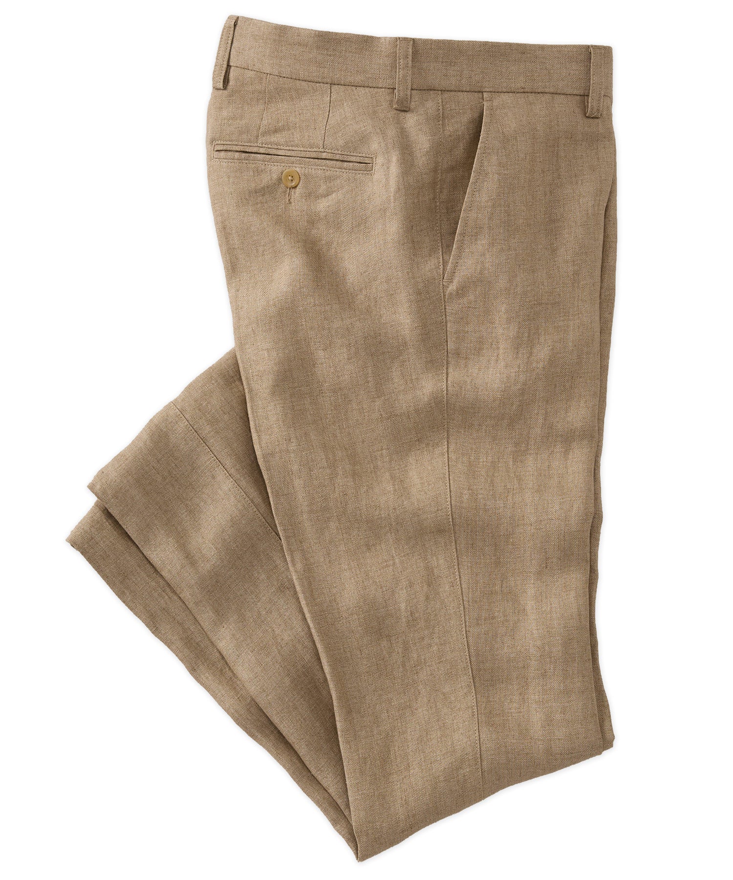 Délavé Linen Herringbone Pants in Choice of Colors (Atwater Modern Fit) by Ballin