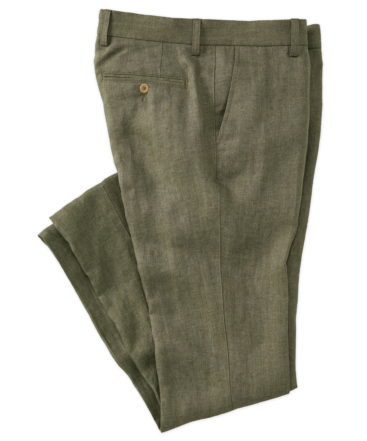 Délavé Linen Herringbone Pants in Choice of Colors (Atwater Modern Fit) by Ballin
