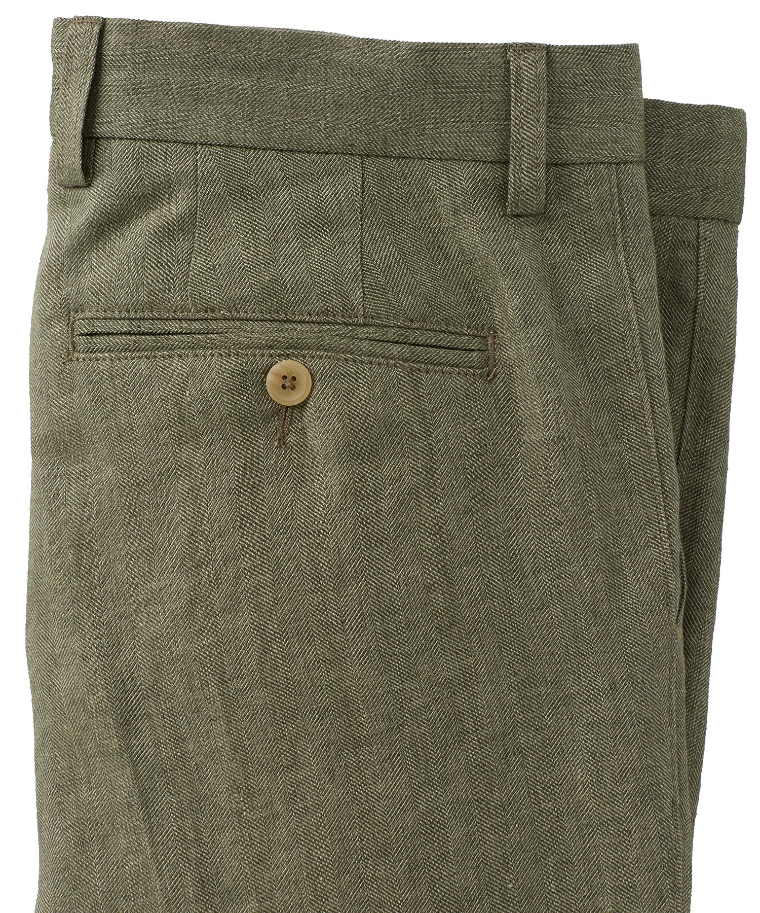Délavé Linen Herringbone Pants in Choice of Colors (Atwater Modern Fit) by Ballin