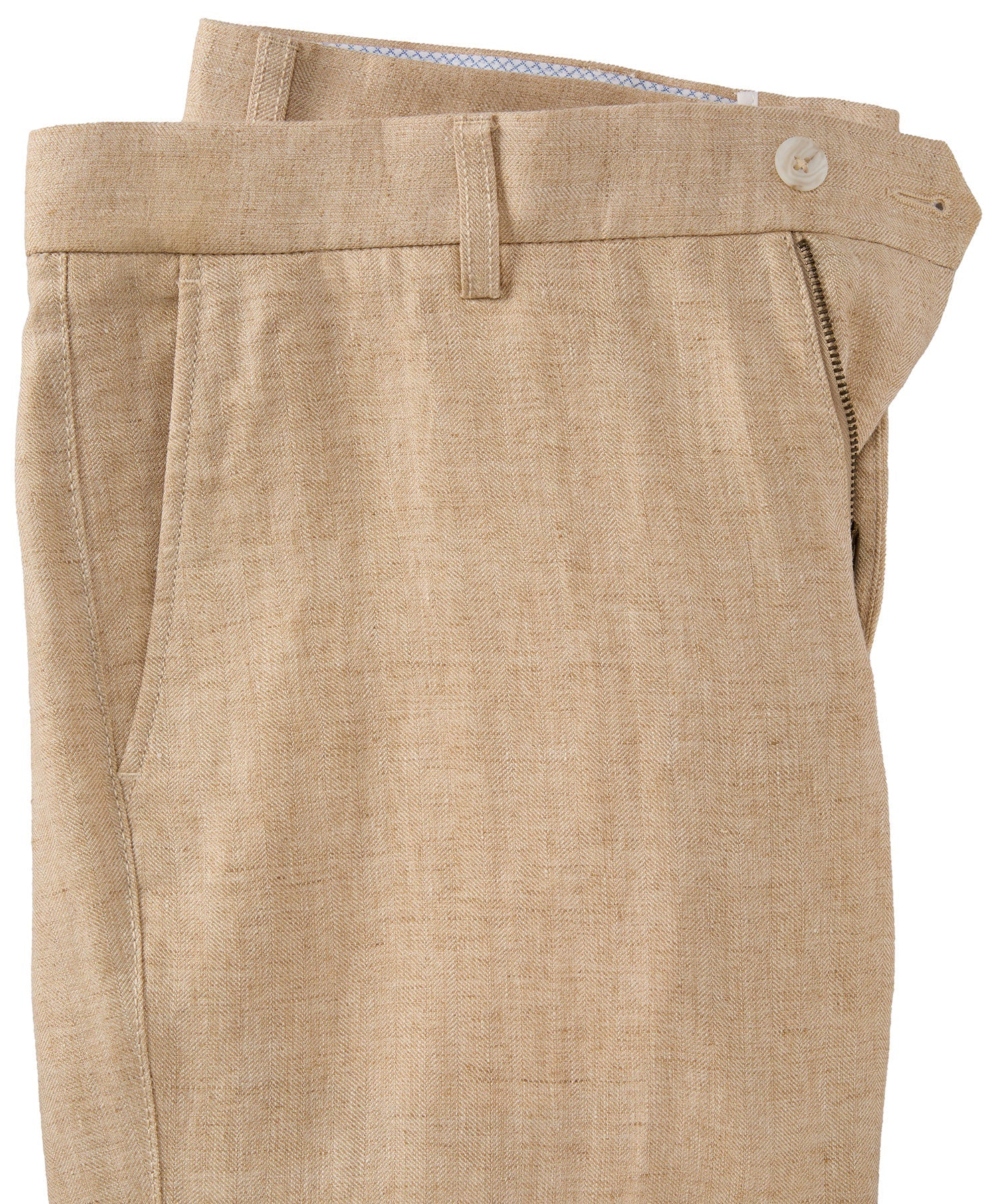 Délavé Linen Herringbone Pants in Choice of Colors (Atwater Modern Fit) by Ballin