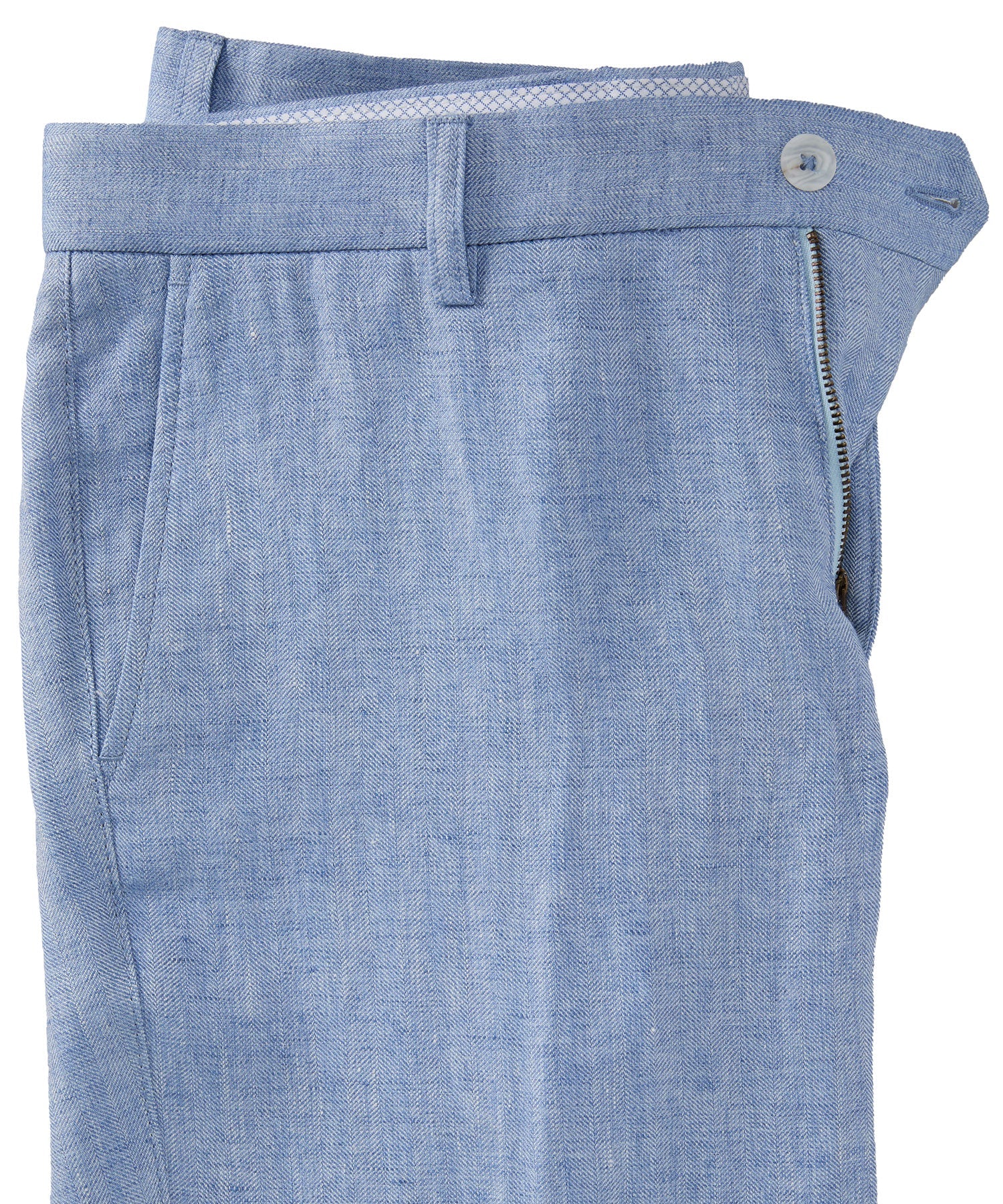Délavé Linen Herringbone Pants in Choice of Colors (Atwater Modern Fit) by Ballin