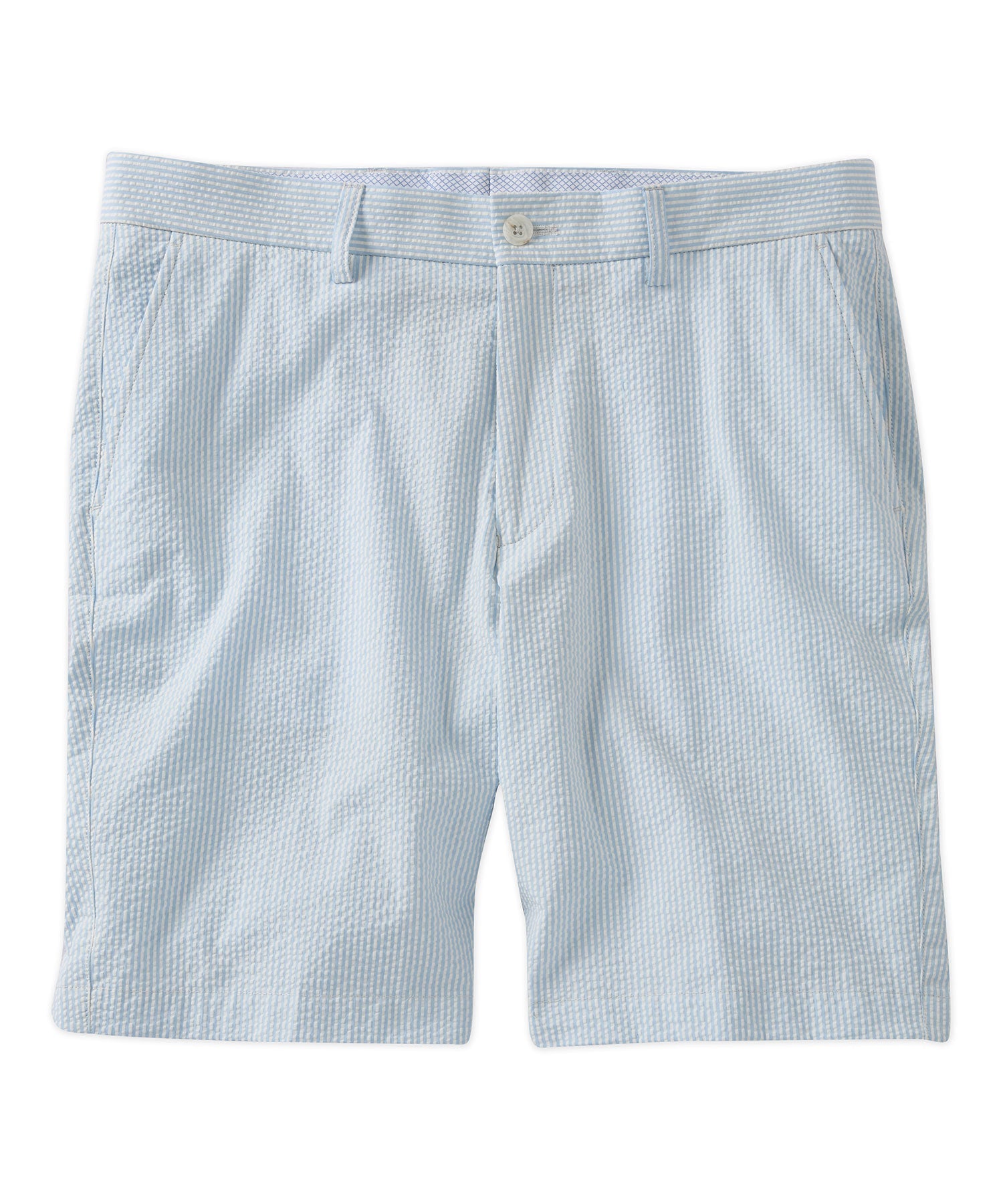 Seersucker Shorts in Choice of Colors (College Modern Fit - 8" Inseam) by Ballin