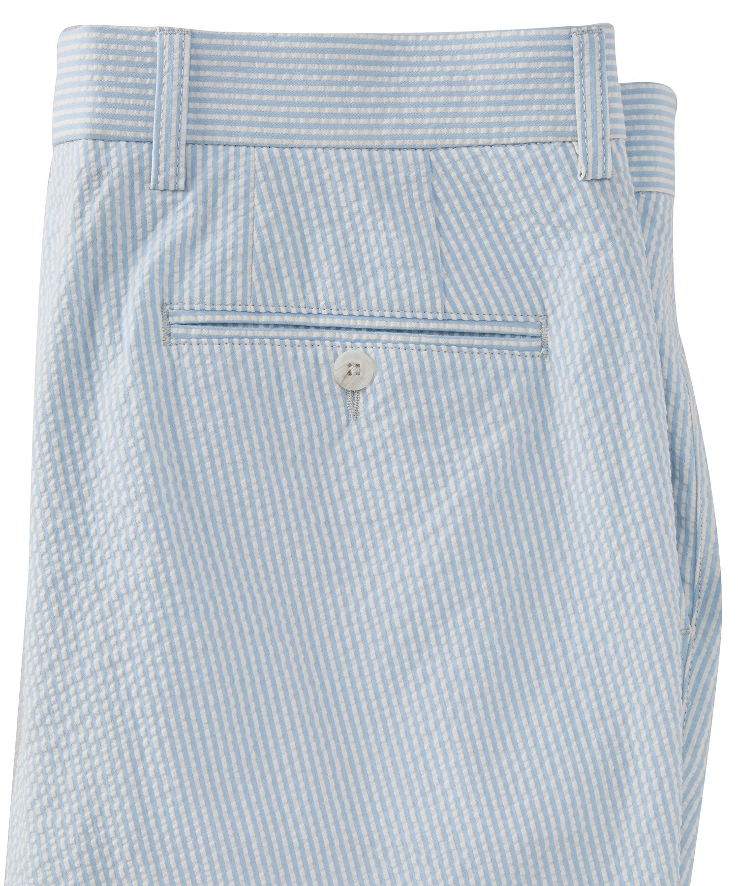 Seersucker Shorts in Choice of Colors (College Modern Fit - 8" Inseam) by Ballin