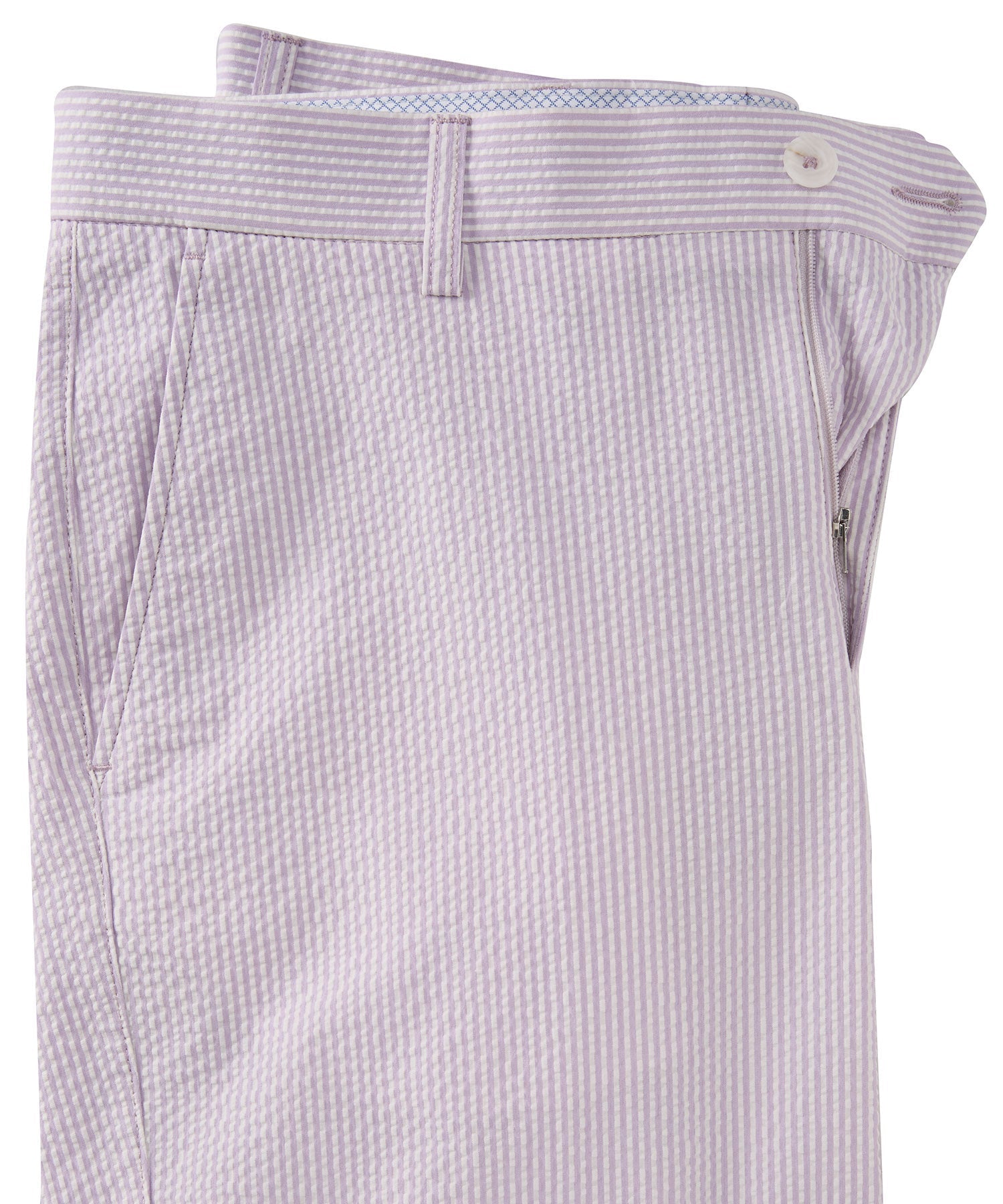 Seersucker Shorts in Choice of Colors (College Modern Fit - 8" Inseam) by Ballin