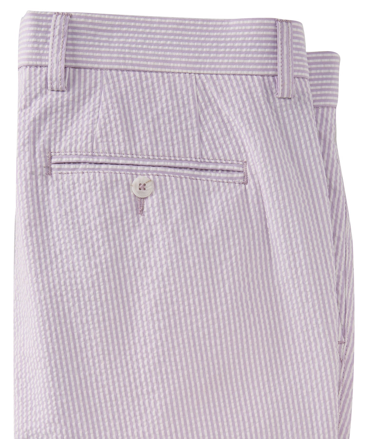 Seersucker Shorts in Choice of Colors (College Modern Fit - 8" Inseam) by Ballin