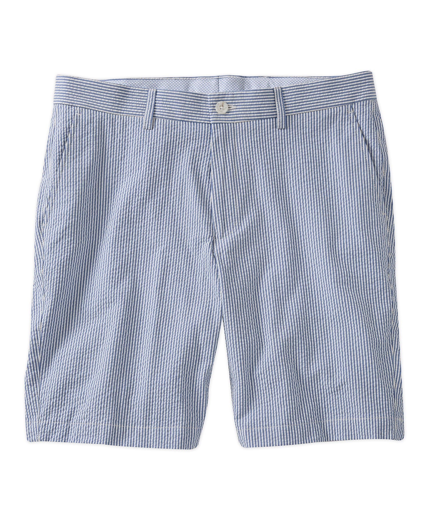 Seersucker Shorts in Choice of Colors (College Modern Fit - 8" Inseam) by Ballin