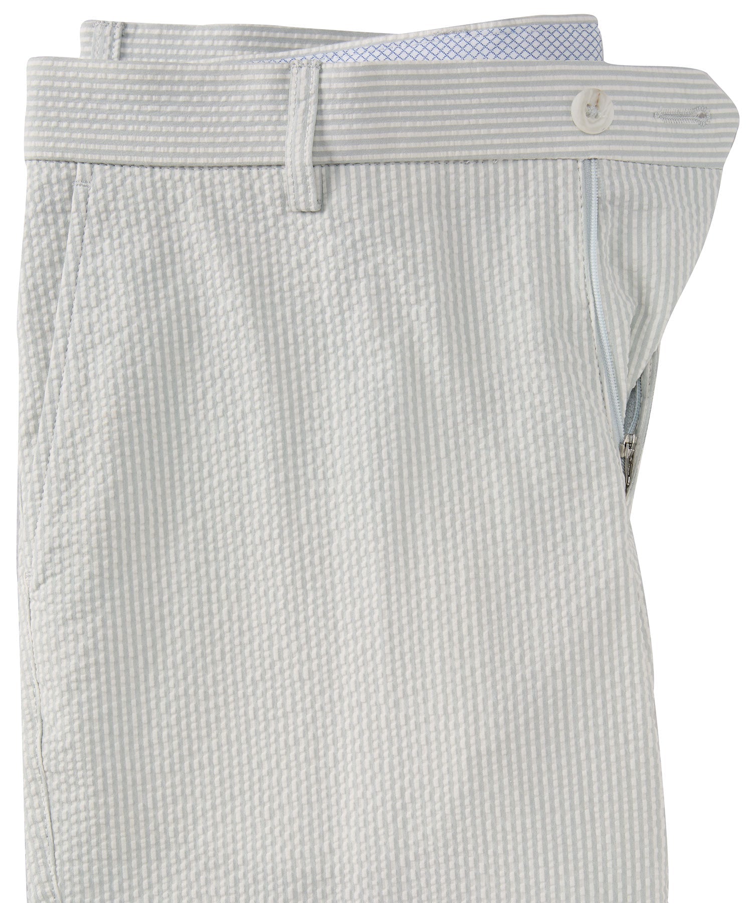 Seersucker Cotton Pants in Choice of Colors (Atwater Modern Fit) by Ballin