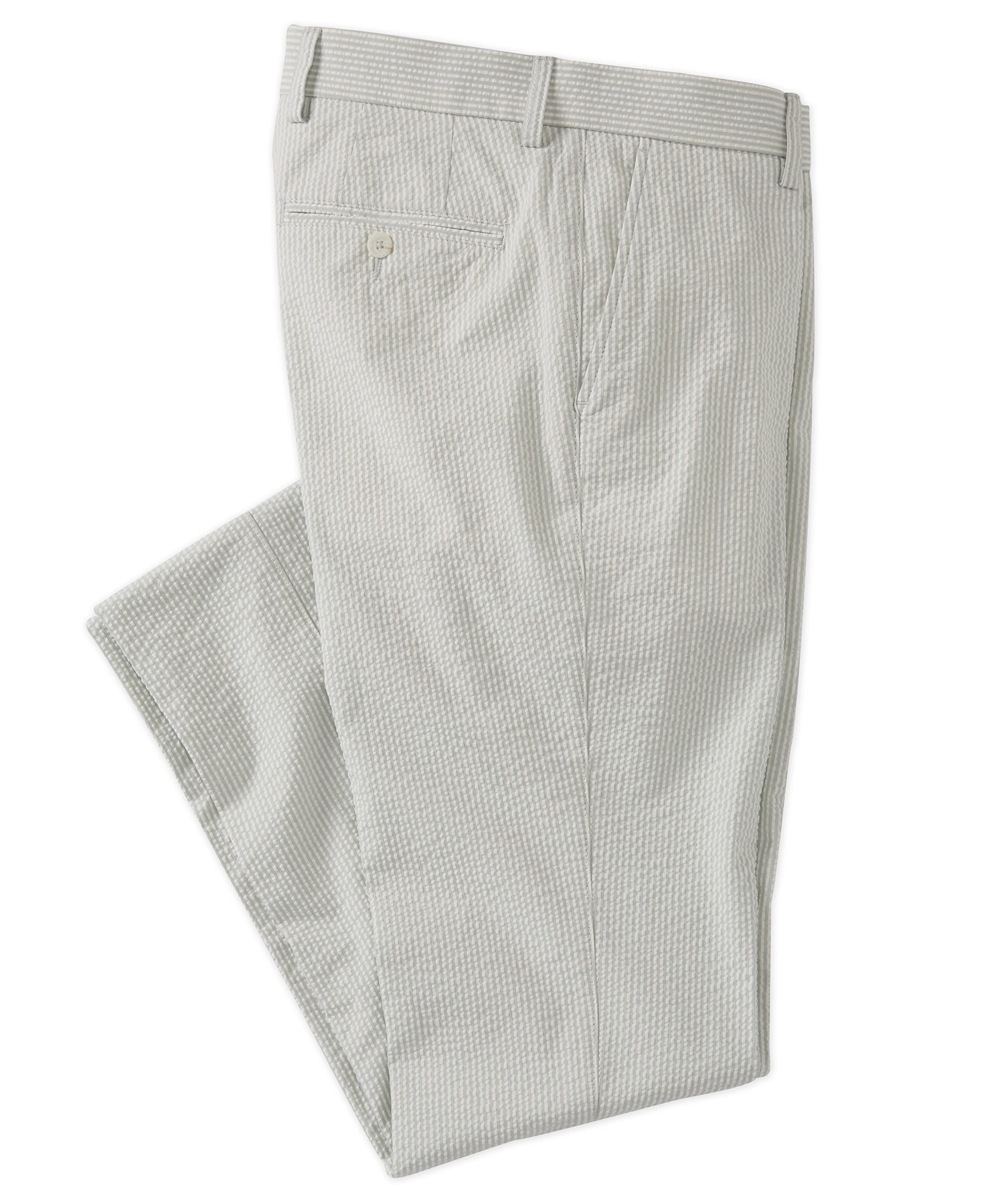 Seersucker Cotton Pants in Choice of Colors (Atwater Modern Fit) by Ballin
