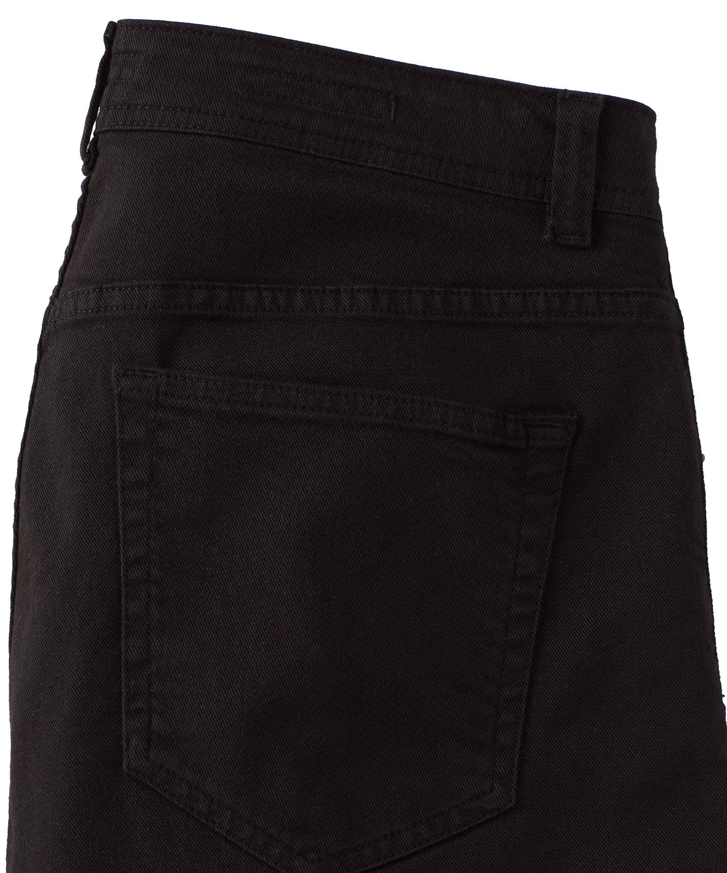 'Old Dyed Denim' Stretch 5-Pocket Jeans in Black, Size 34x32 (Modern Straight Fit) by Ballin