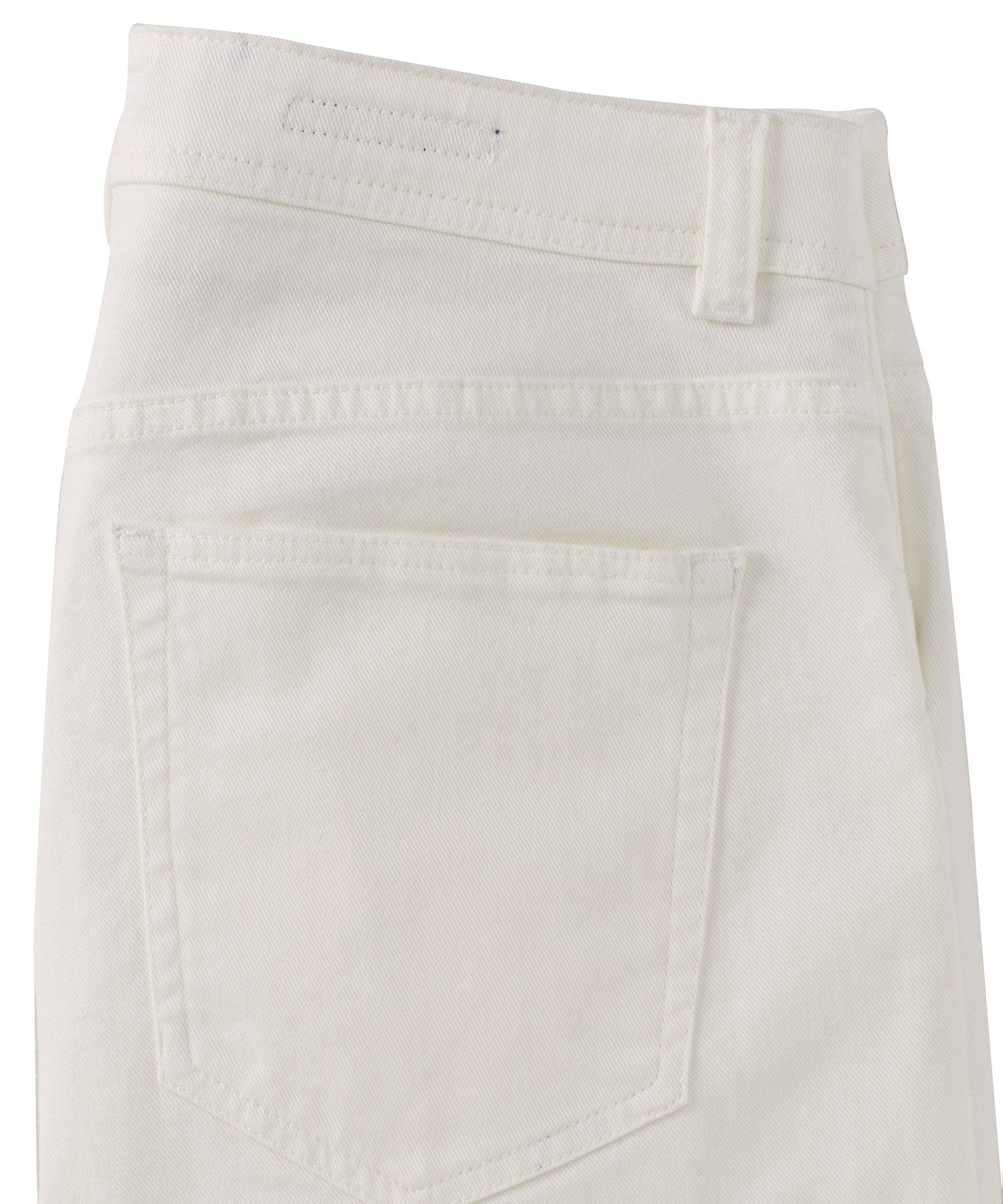 'Old Dyed Denim' Stretch 5-Pocket Jeans in Snow (Modern Straight Fit) by Ballin