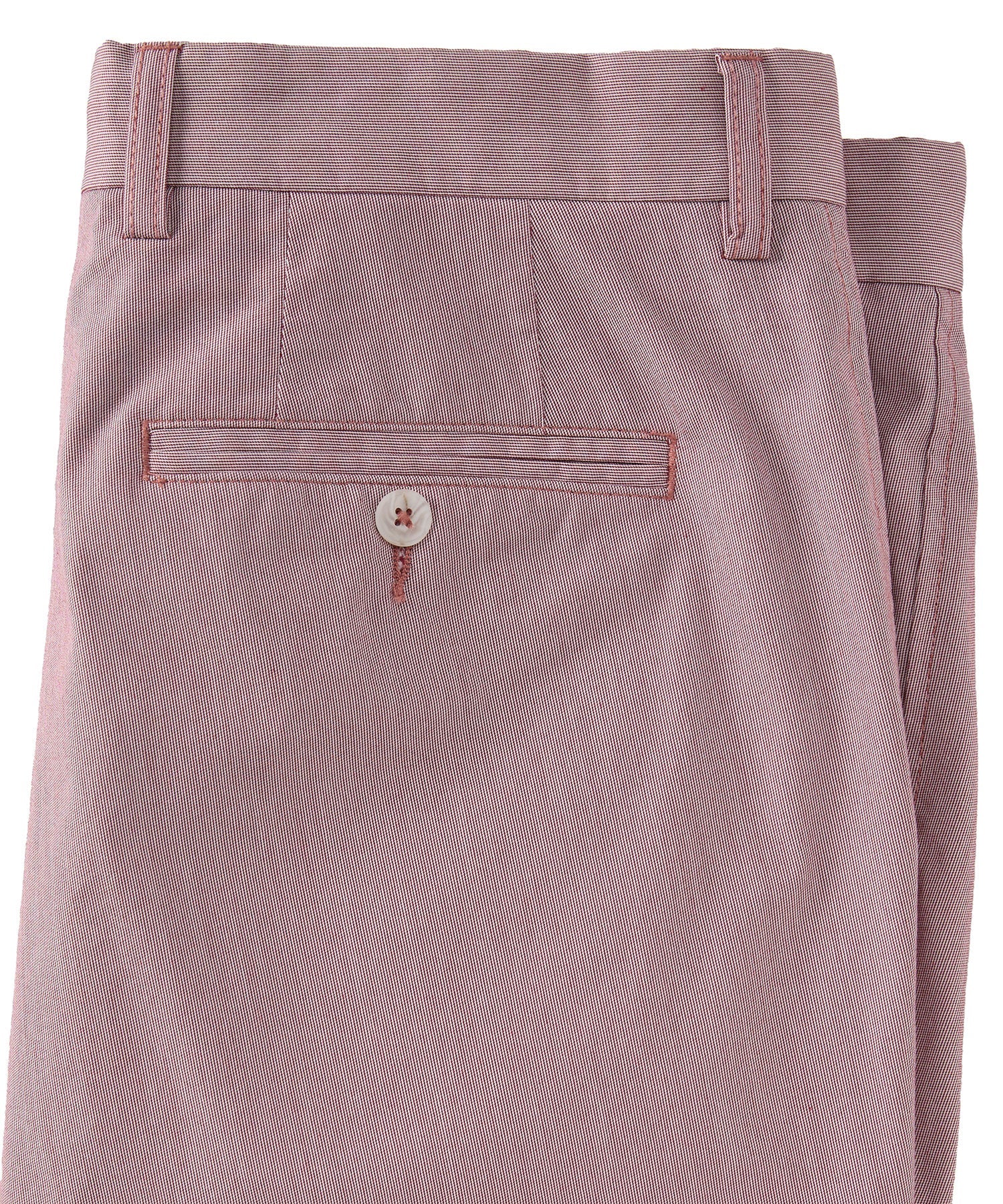 Micro Pinstripe Total Performance Cotton Ceramica Tech Shorts in Choice of Colors (Drummond Traditional Fit) by Ballin