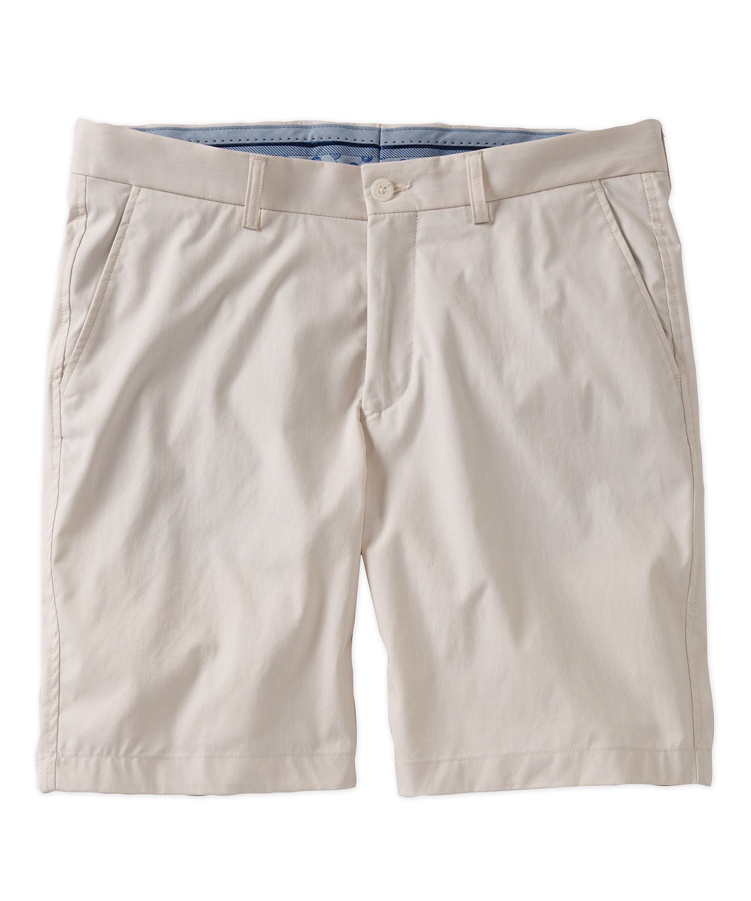Micro Pinstripe Total Performance Cotton Ceramica Tech Shorts in Choice of Colors (Drummond Traditional Fit) by Ballin