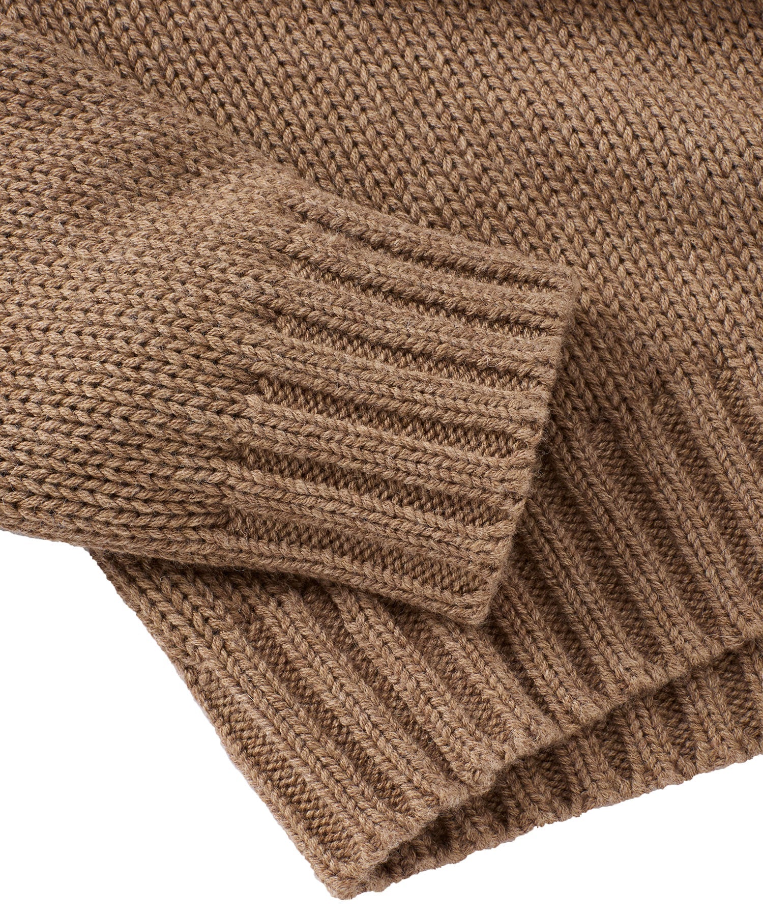 Merino Wool and Cotton Sweater in Bark by Borgo28