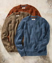 Merino Wool and Cotton Sweater in Auburn (Size Medium) by Borgo28