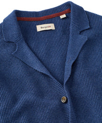 Soft Knit Wool-Blend Sweater Blazer in Choice of Colors by Borgo28