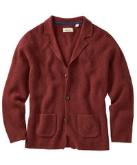 Soft Knit Wool-Blend Sweater Blazer in Choice of Colors by Borgo28
