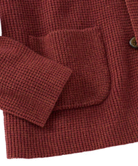 Soft Knit Wool-Blend Sweater Blazer in Choice of Colors by Borgo28